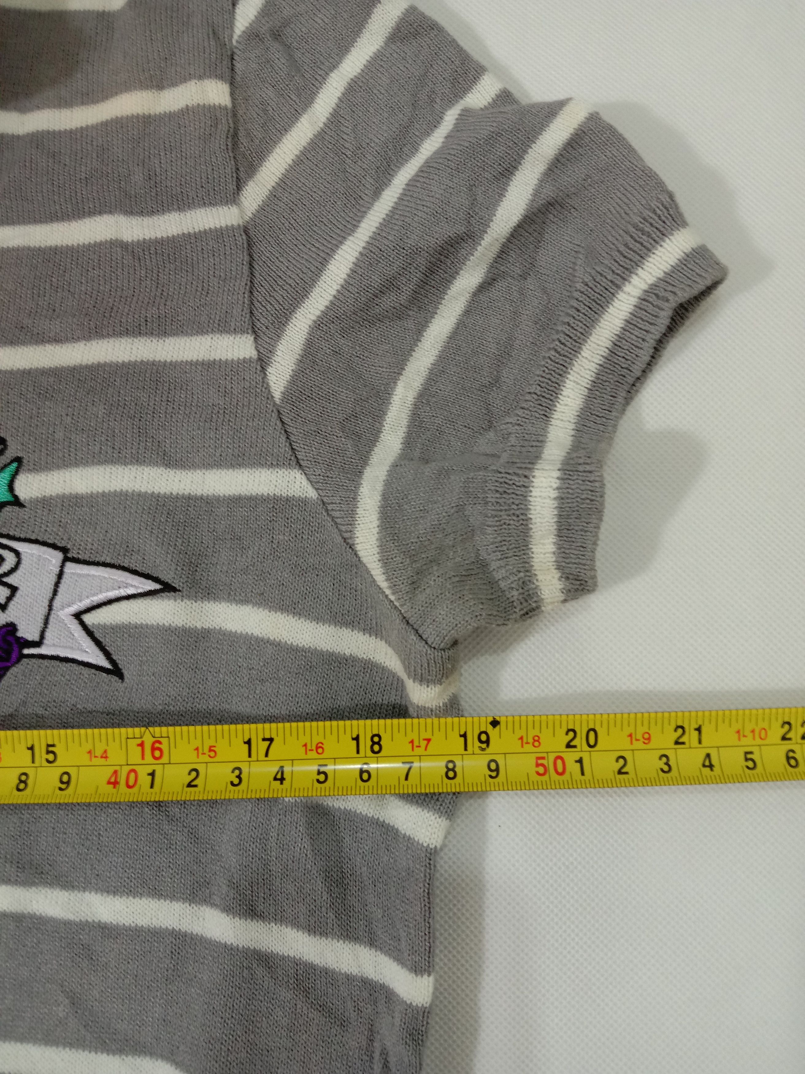 Designer Jean Charles De Castelbajac Navy Croisier Art Zipper Tee Size M / US 6-8 / IT 42-44 - 6 Thumbnail
