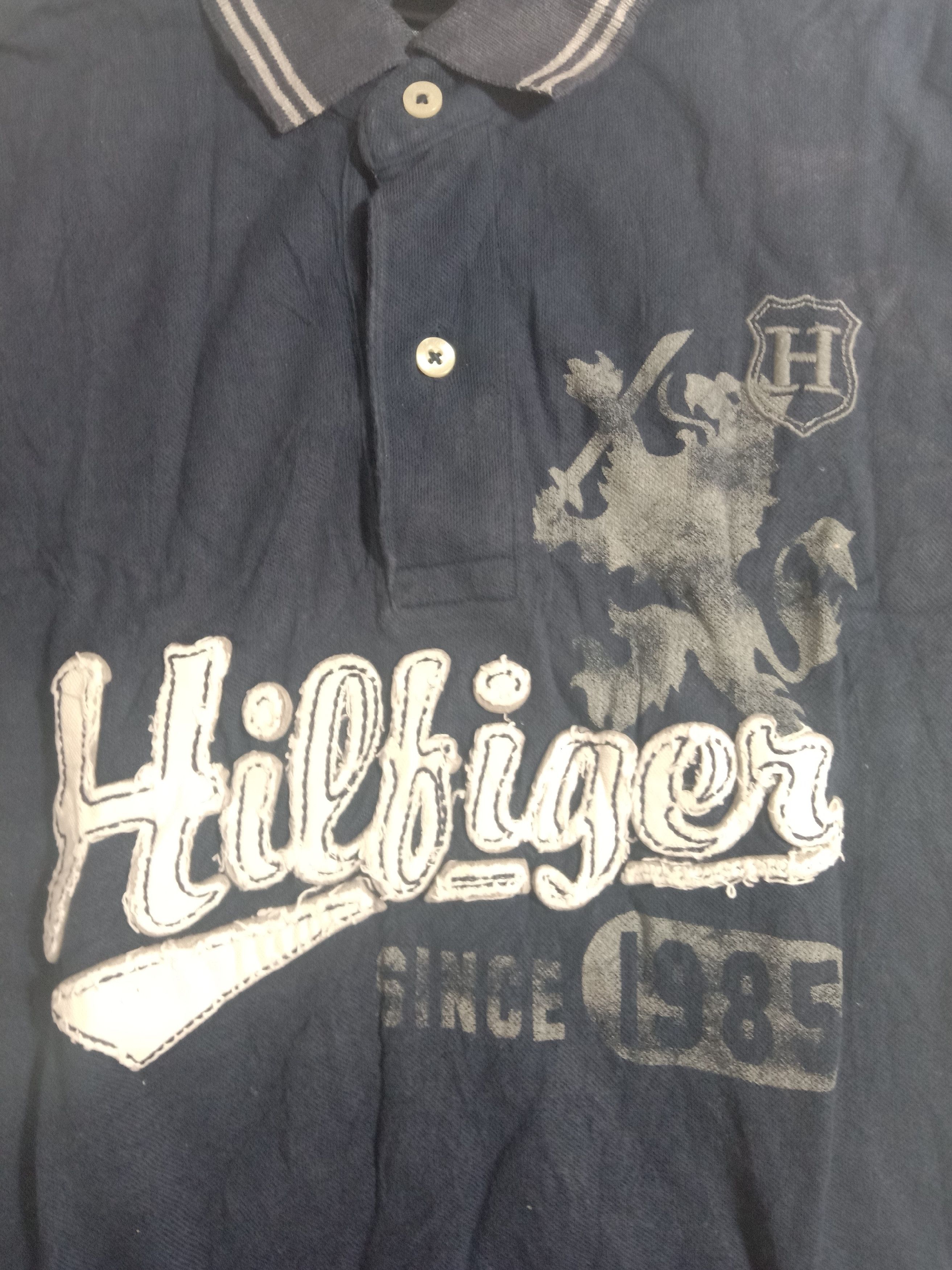 Tommy Hilfiger × Vintage Vintage Tommy Hilfiger Polo Shirt custom Slim Fit Since 1985 Size US S / EU 44-46 / 1 - 2 Thumbnail