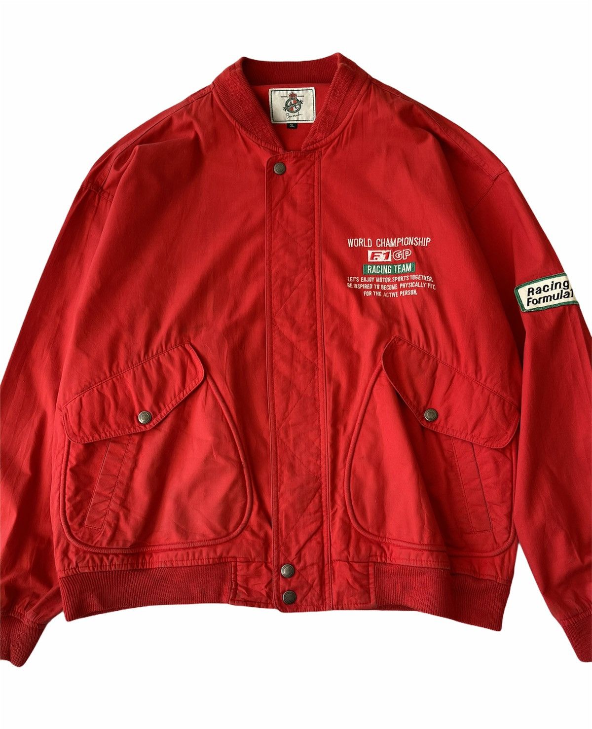 Benetton VINTAGE FORMULA ONE BENETTON GP RACING TEAM JACKET Size US XL / EU 56 / 4 - 5 Thumbnail