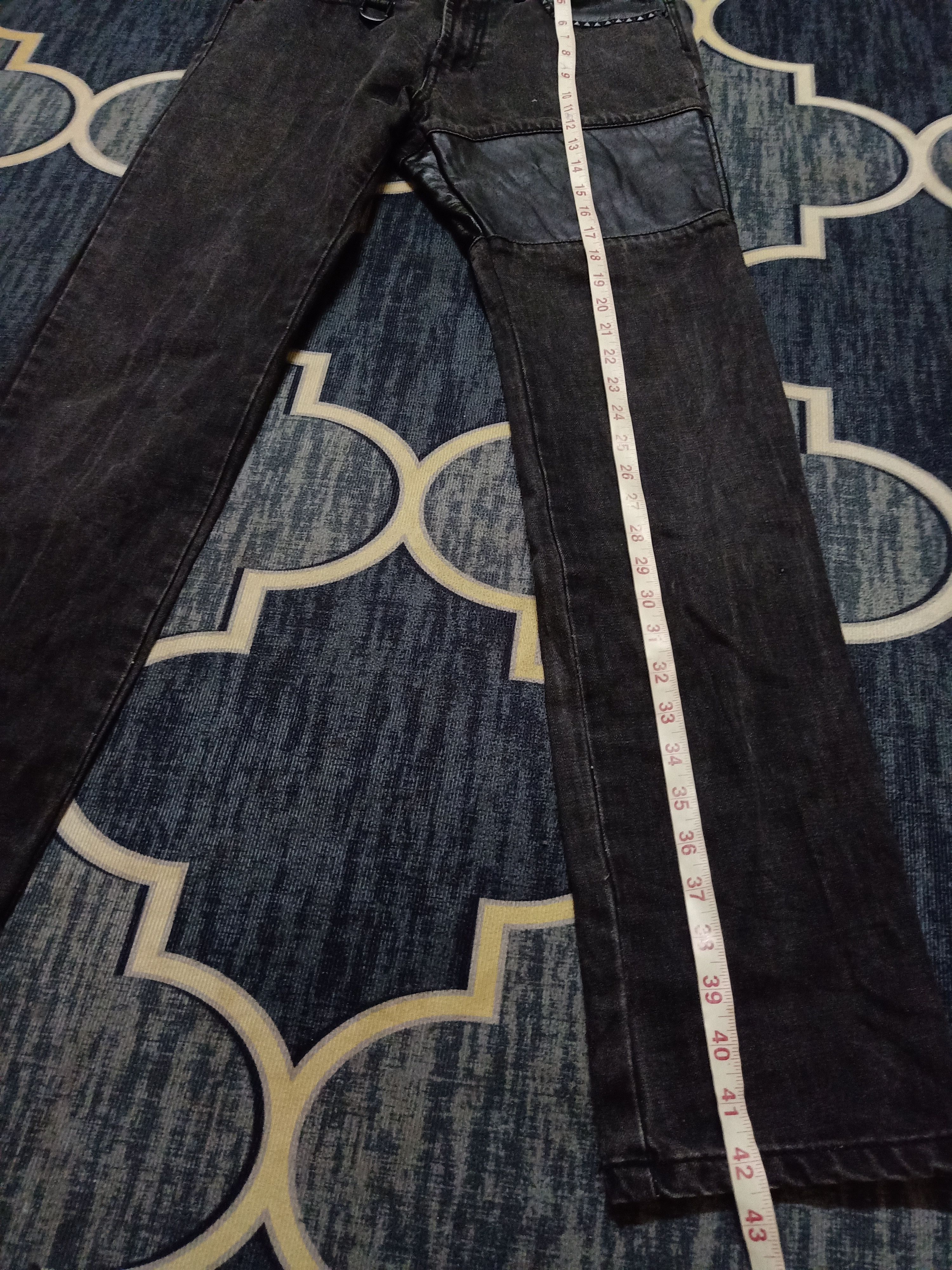 Japanese Brand Roen Japan X semantic Design Punk studed Skinny Jeans Size US 31 - 9 Thumbnail