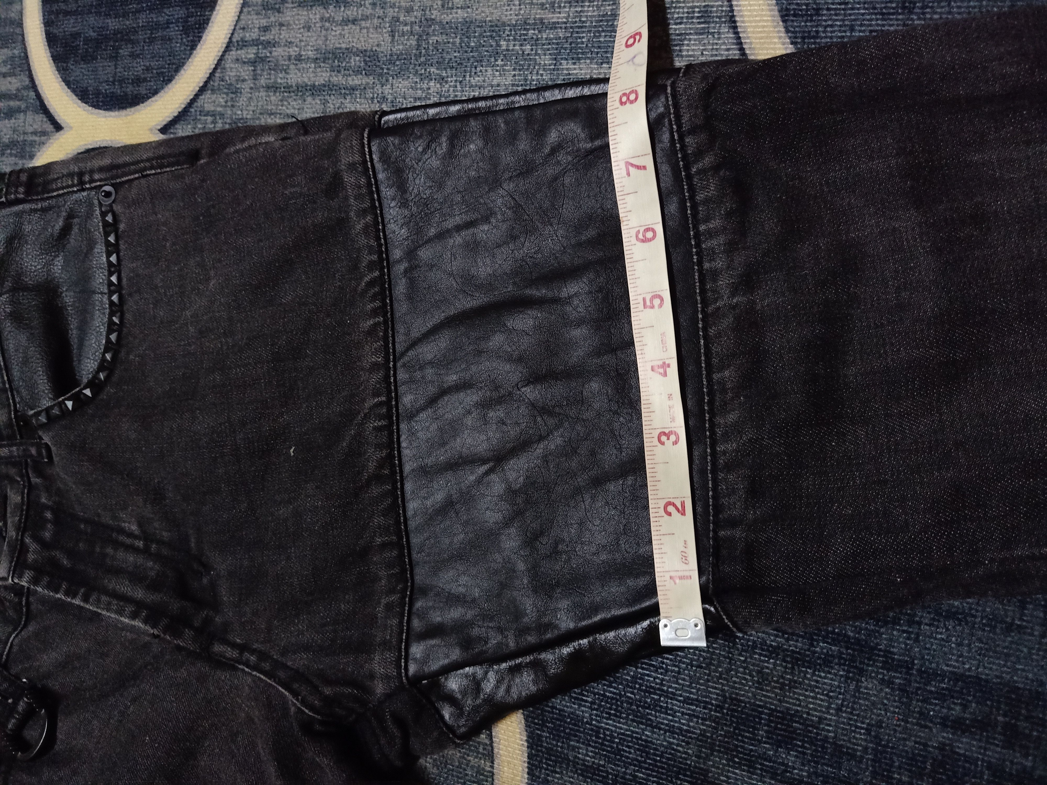 Japanese Brand Roen Japan X semantic Design Punk studed Skinny Jeans Size US 31 - 11 Thumbnail