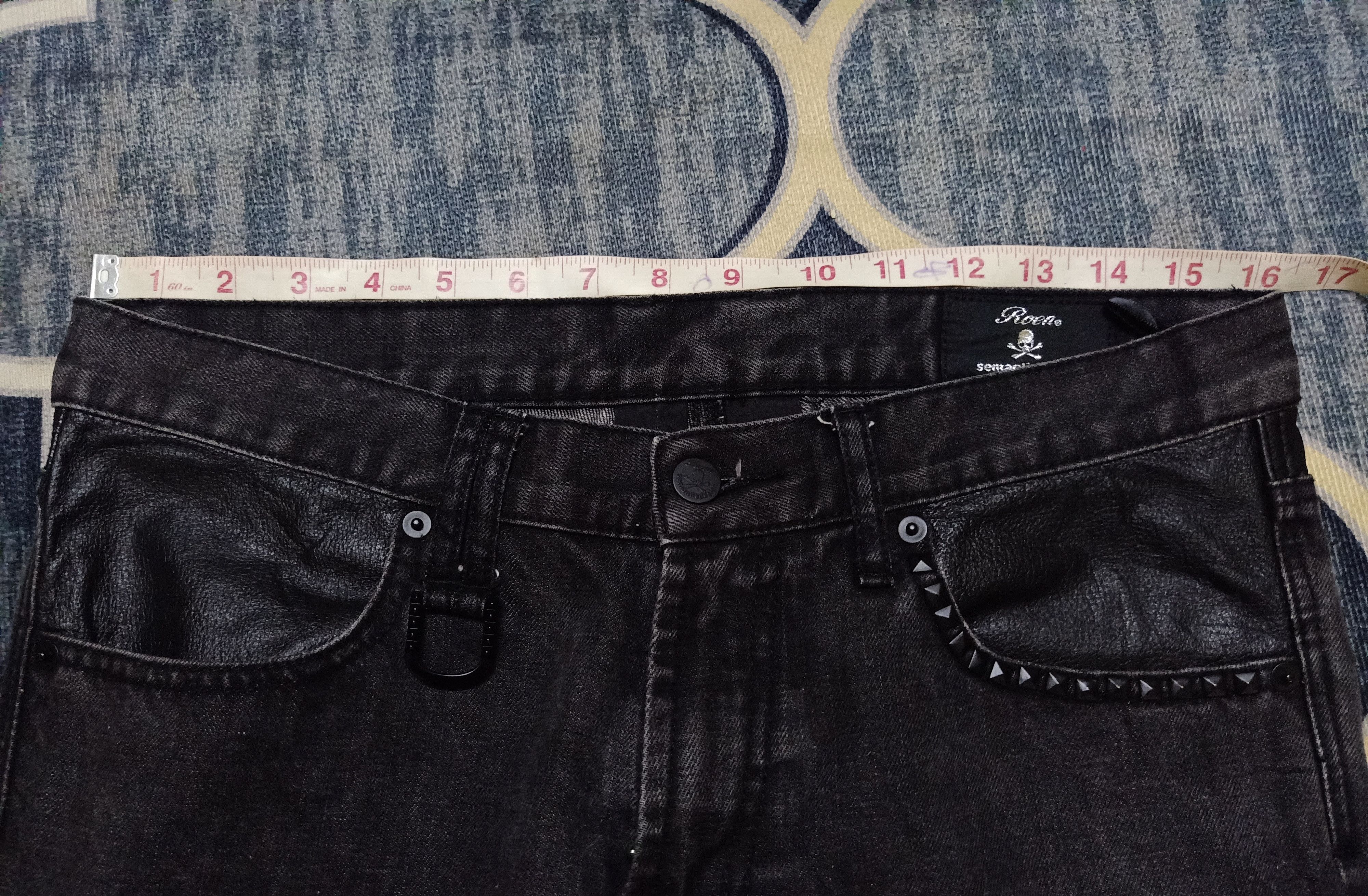 Japanese Brand Roen Japan X semantic Design Punk studed Skinny Jeans Size US 31 - 7 Thumbnail