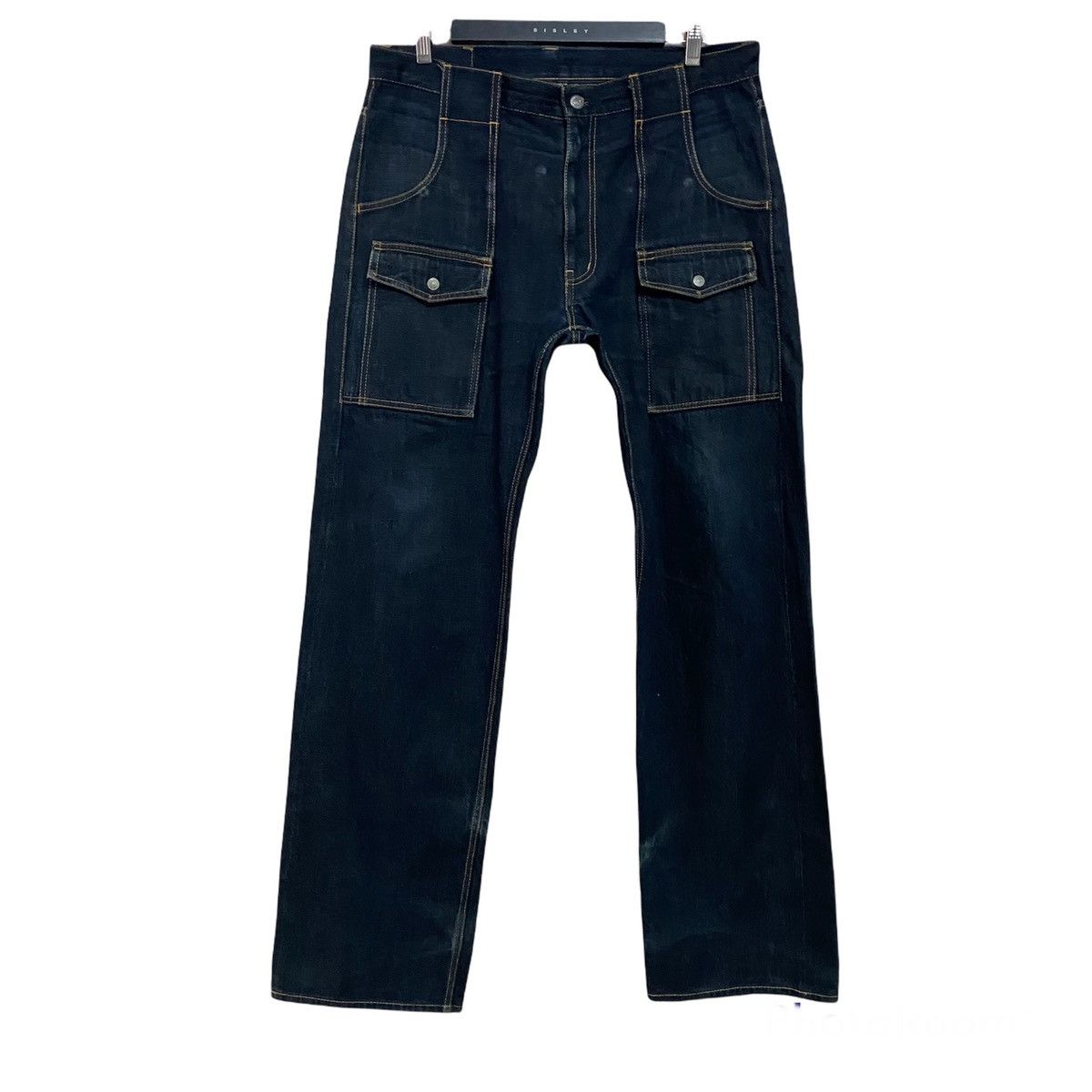 Yohji Yamamoto Vintage Yohji Yamamoto Bush Denim Selvedge Jeans Size US 36 / EU 52 - 2 Thumbnail