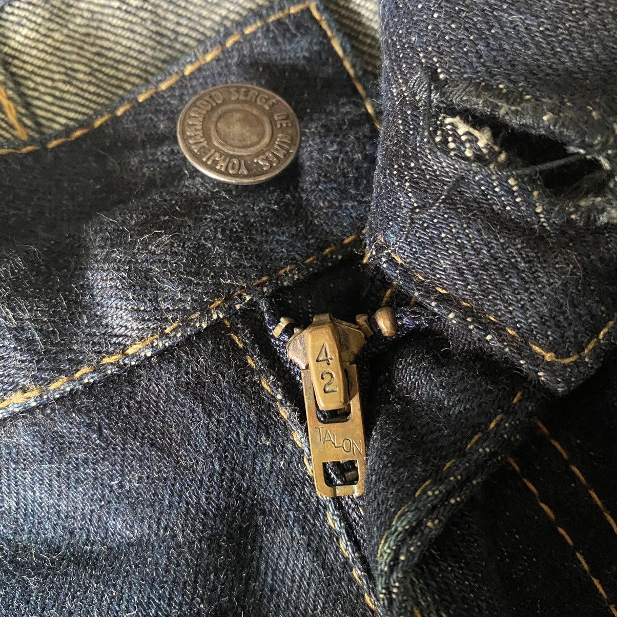 Yohji Yamamoto Vintage Yohji Yamamoto Bush Denim Selvedge Jeans Size US 36 / EU 52 - 19 Thumbnail