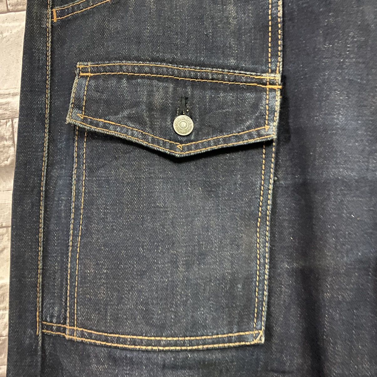 Yohji Yamamoto Vintage Yohji Yamamoto Bush Denim Selvedge Jeans Size US 36 / EU 52 - 9 Thumbnail