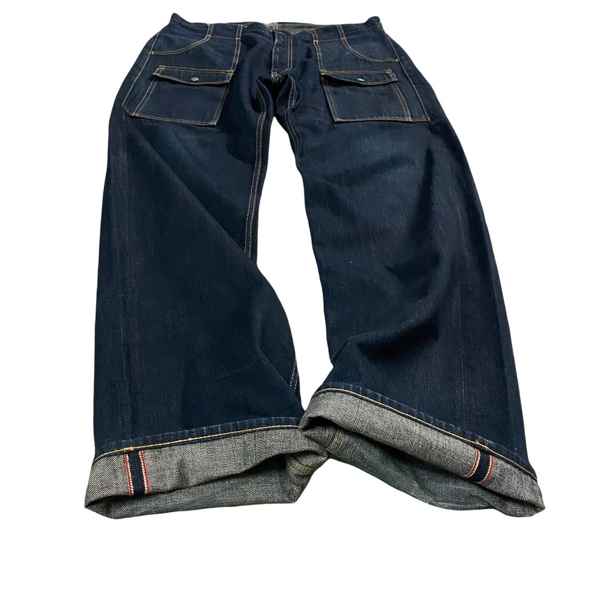 Yohji Yamamoto Vintage Yohji Yamamoto Bush Denim Selvedge Jeans Size US 36 / EU 52 - 1 Thumbnail
