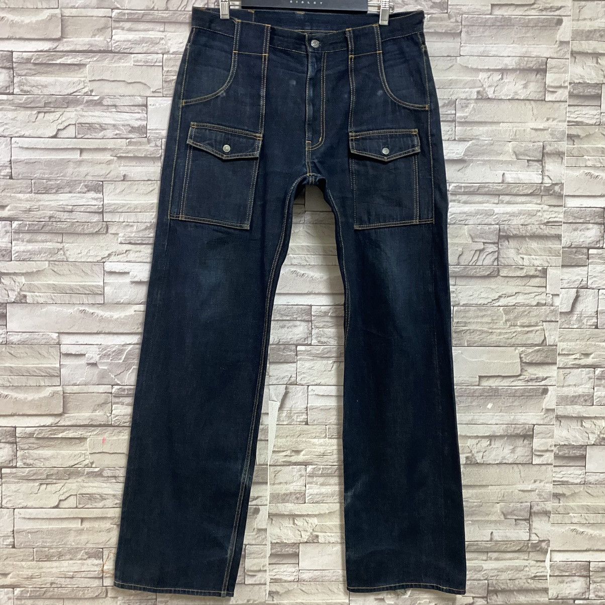 Yohji Yamamoto Vintage Yohji Yamamoto Bush Denim Selvedge Jeans Size US 36 / EU 52 - 5 Thumbnail