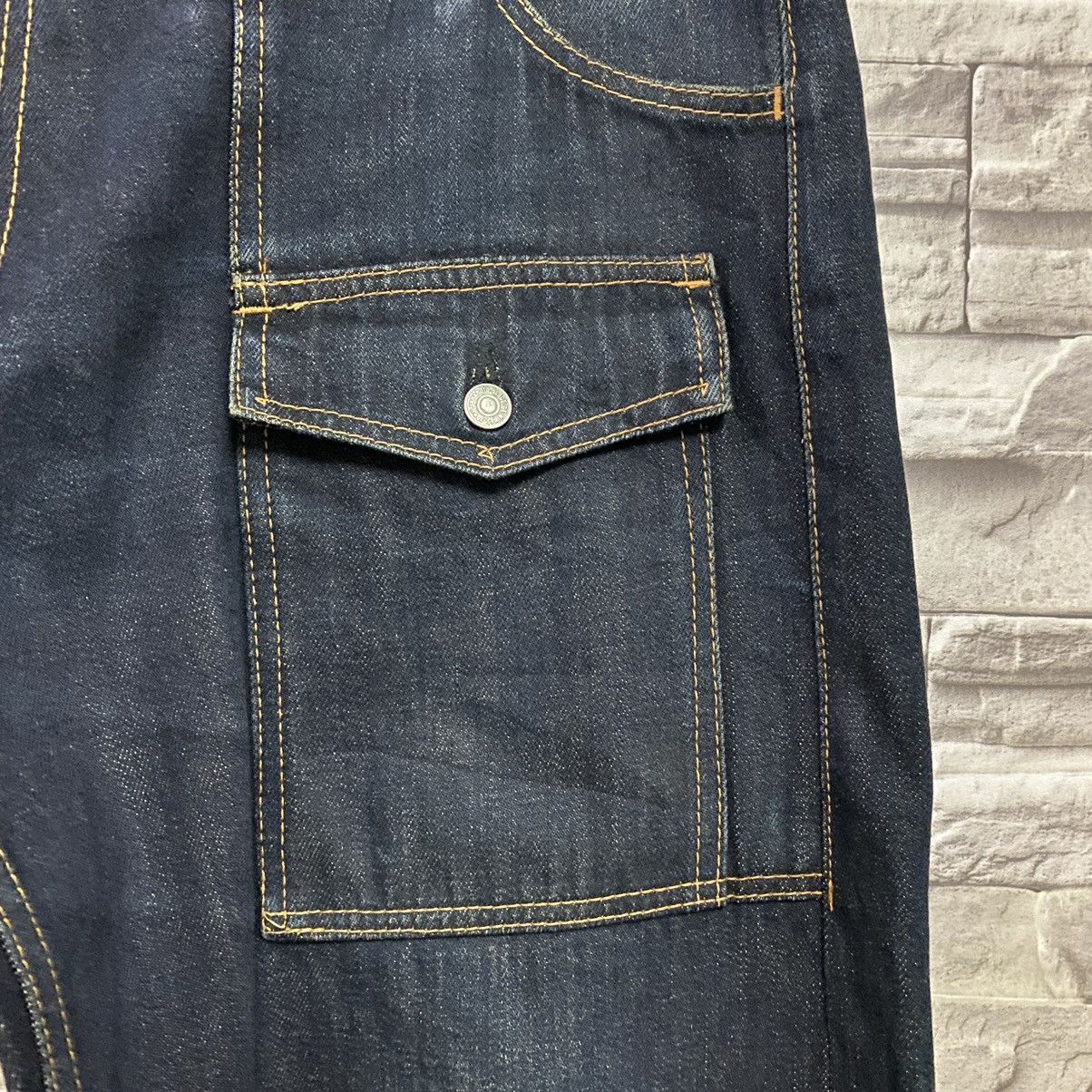 Yohji Yamamoto Vintage Yohji Yamamoto Bush Denim Selvedge Jeans Size US 36 / EU 52 - 10 Thumbnail