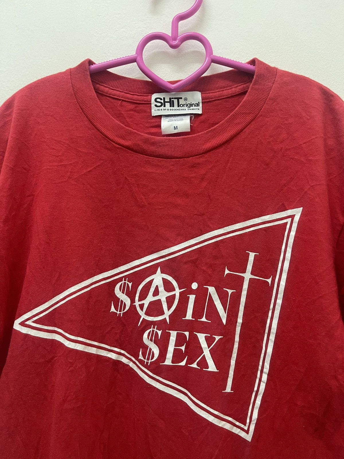 Seditionaries Rare Vintage SAINT SEX SHiT Original Anarchy Punk Bish Rock Size US M / EU 48-50 / 2 - 2 Thumbnail
