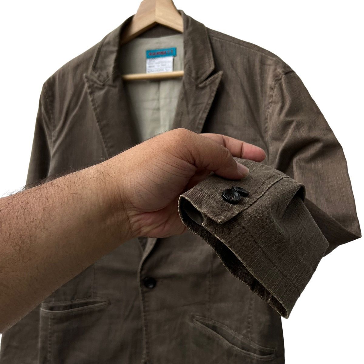 Japanese Brand VINTAGE HIKORY CHORE JACKET HAMNETT JAPAN Size US L / EU 52-54 / 3 - 6 Thumbnail