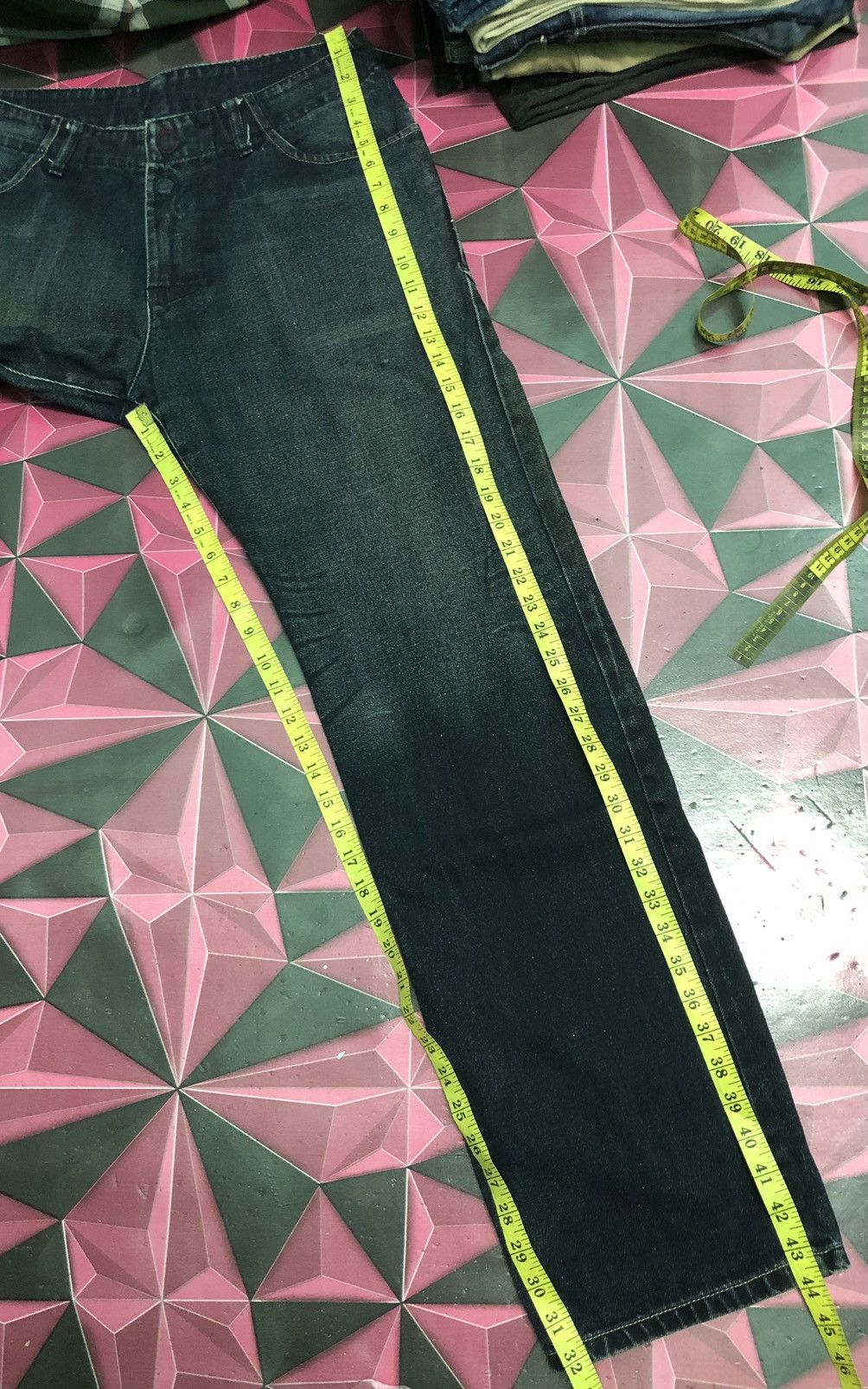 Levi's × Vintage VINTAGE 90s LEVIS RED INDIGO DYE DENIM JEANS Size US 33 - 12 Thumbnail