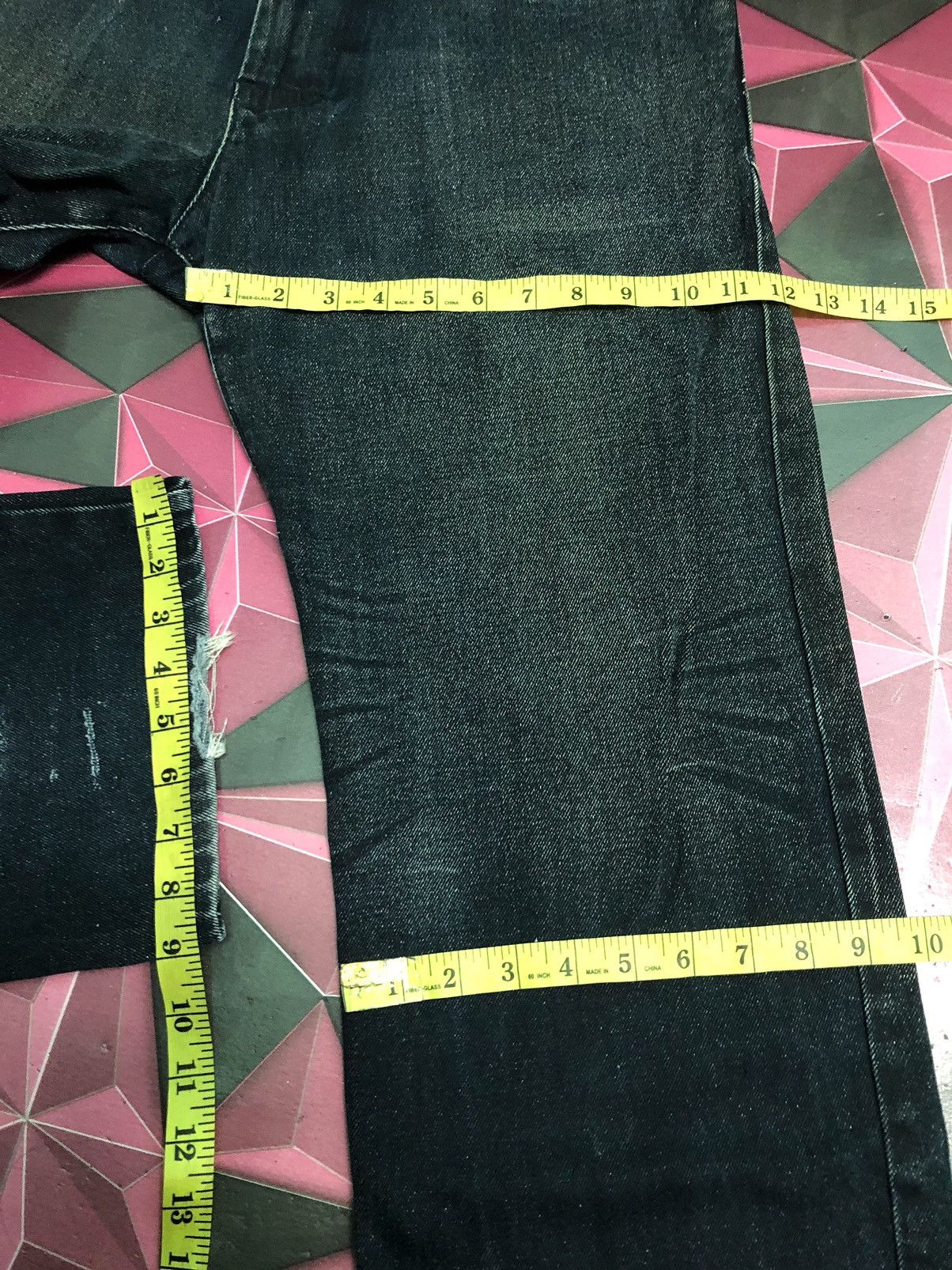 Levi's × Vintage VINTAGE 90s LEVIS RED INDIGO DYE DENIM JEANS Size US 33 - 13 Thumbnail