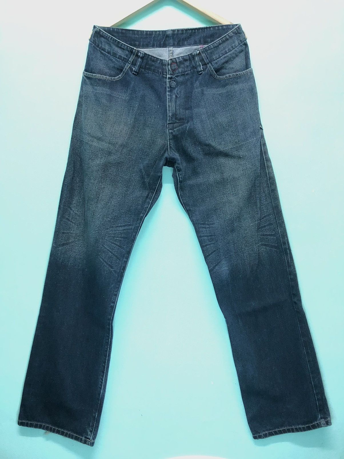 Levi's × Vintage VINTAGE 90s LEVIS RED INDIGO DYE DENIM JEANS Size US 33 - 5 Thumbnail