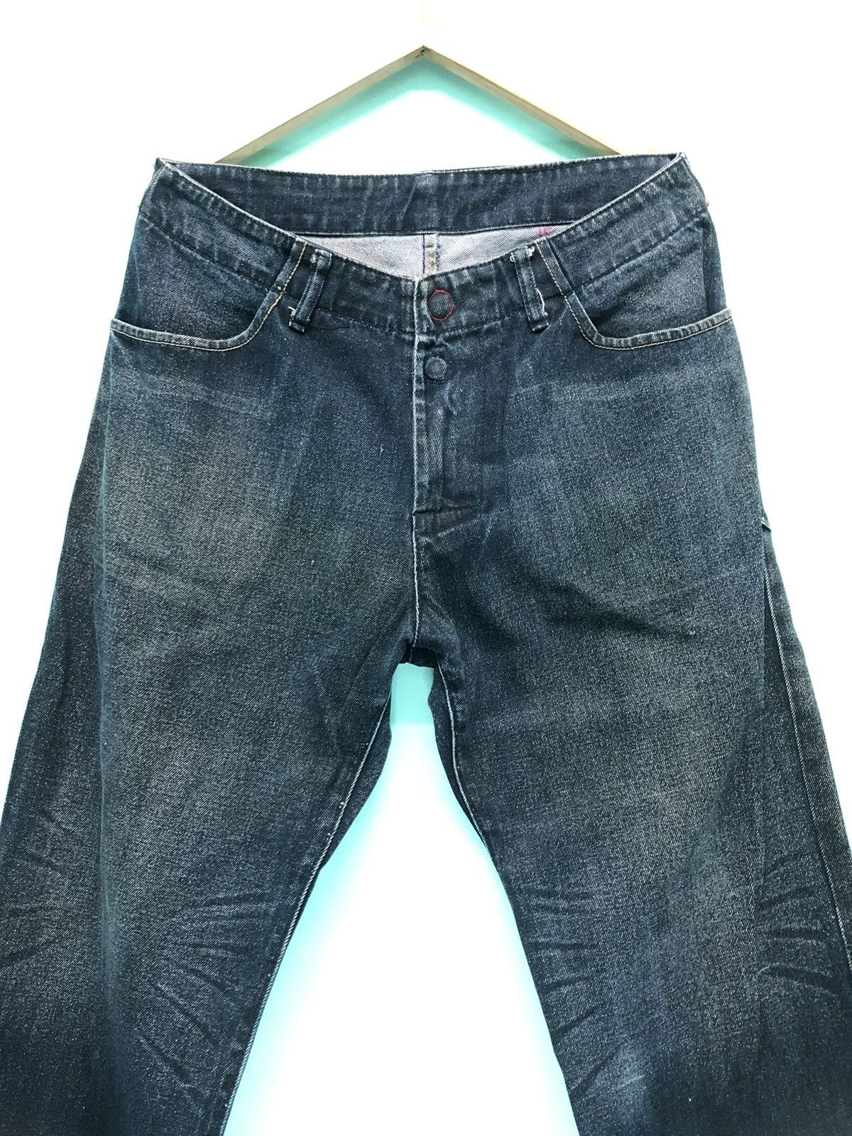 Levi's × Vintage VINTAGE 90s LEVIS RED INDIGO DYE DENIM JEANS Size US 33 - 6 Thumbnail