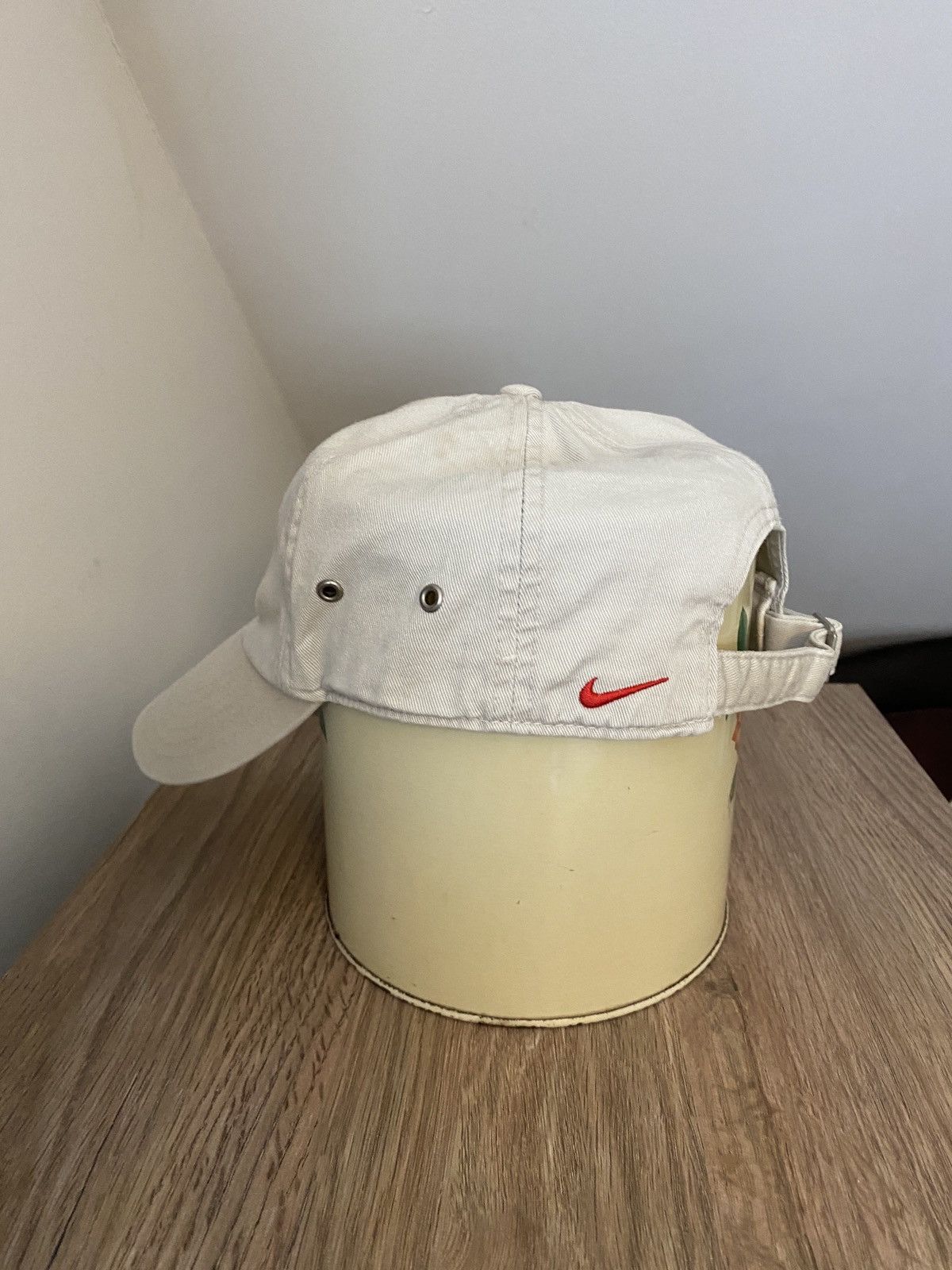Nike Vintage Y2K Georgia Nike Mini Swoosh Dad Hat Strapback Cap Size ONE SIZE - 8 Thumbnail