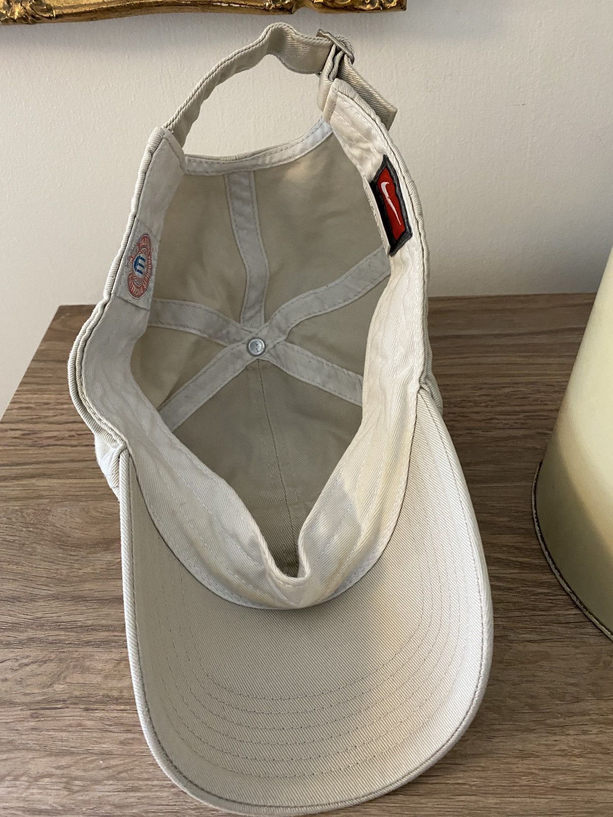 Nike Vintage Y2K Georgia Nike Mini Swoosh Dad Hat Strapback Cap Size ONE SIZE - 13 Thumbnail