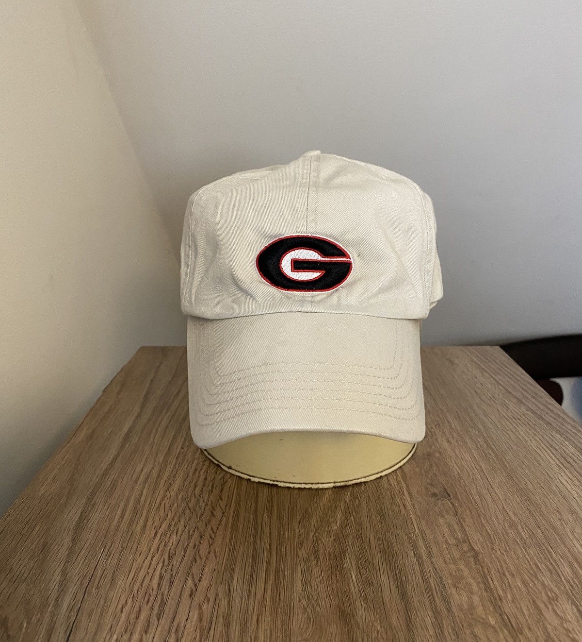 Nike Vintage Y2K Georgia Nike Mini Swoosh Dad Hat Strapback Cap Size ONE SIZE - 1 Thumbnail