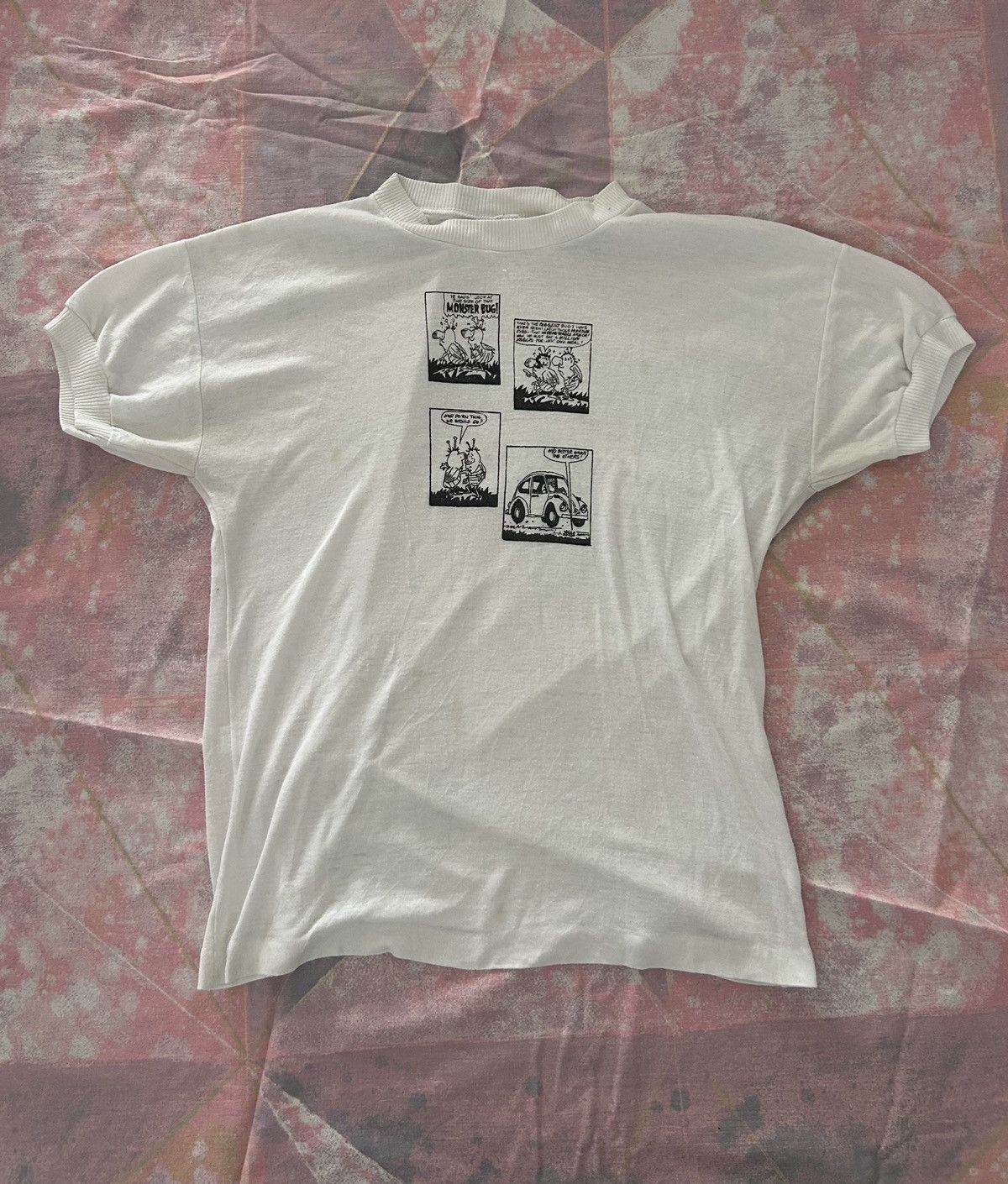 Vintage Vintage 60s Volkswagen Beetle T-shirt Size US S / EU 44-46 / 1 - 1 Thumbnail
