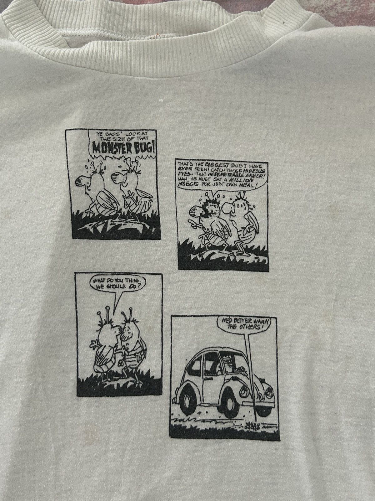 Vintage Vintage 60s Volkswagen Beetle T-shirt Size US S / EU 44-46 / 1 - 2 Thumbnail