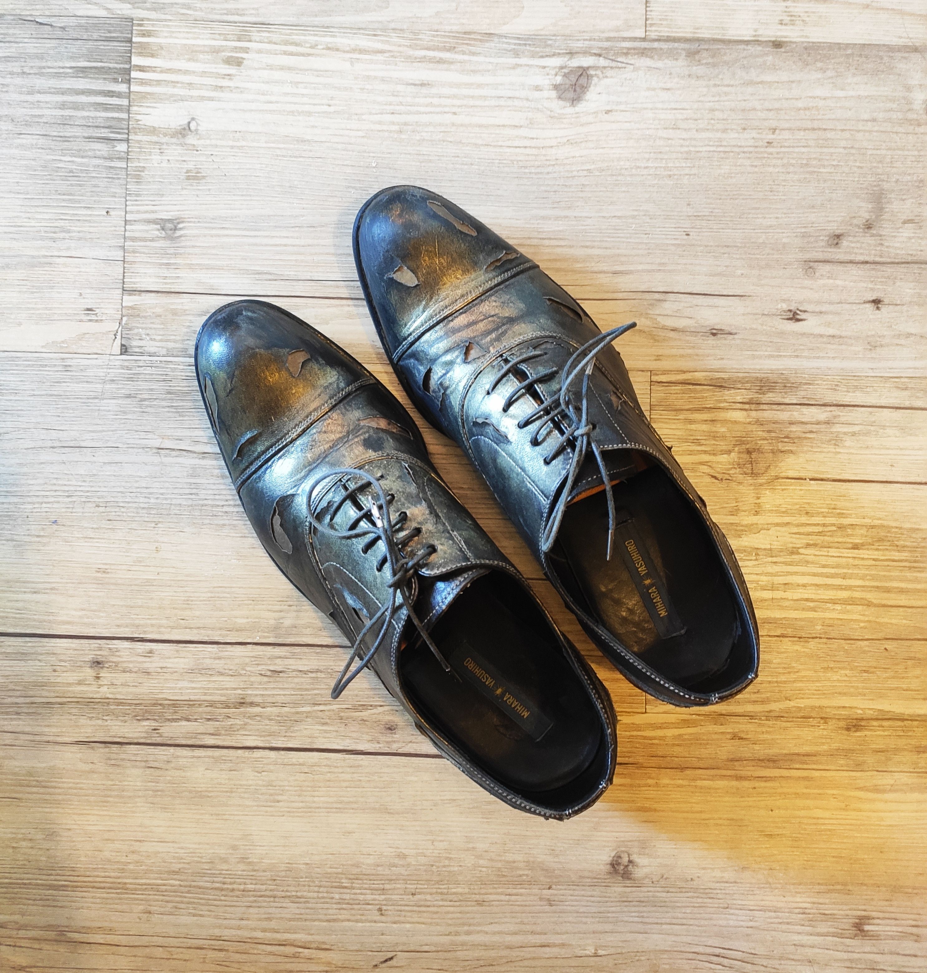 Maison MIHARA YASUHIRO Destroyed derbies.Like Guidi or Yohji Yamamoto Size US 8 / EU 41 - 3 Thumbnail