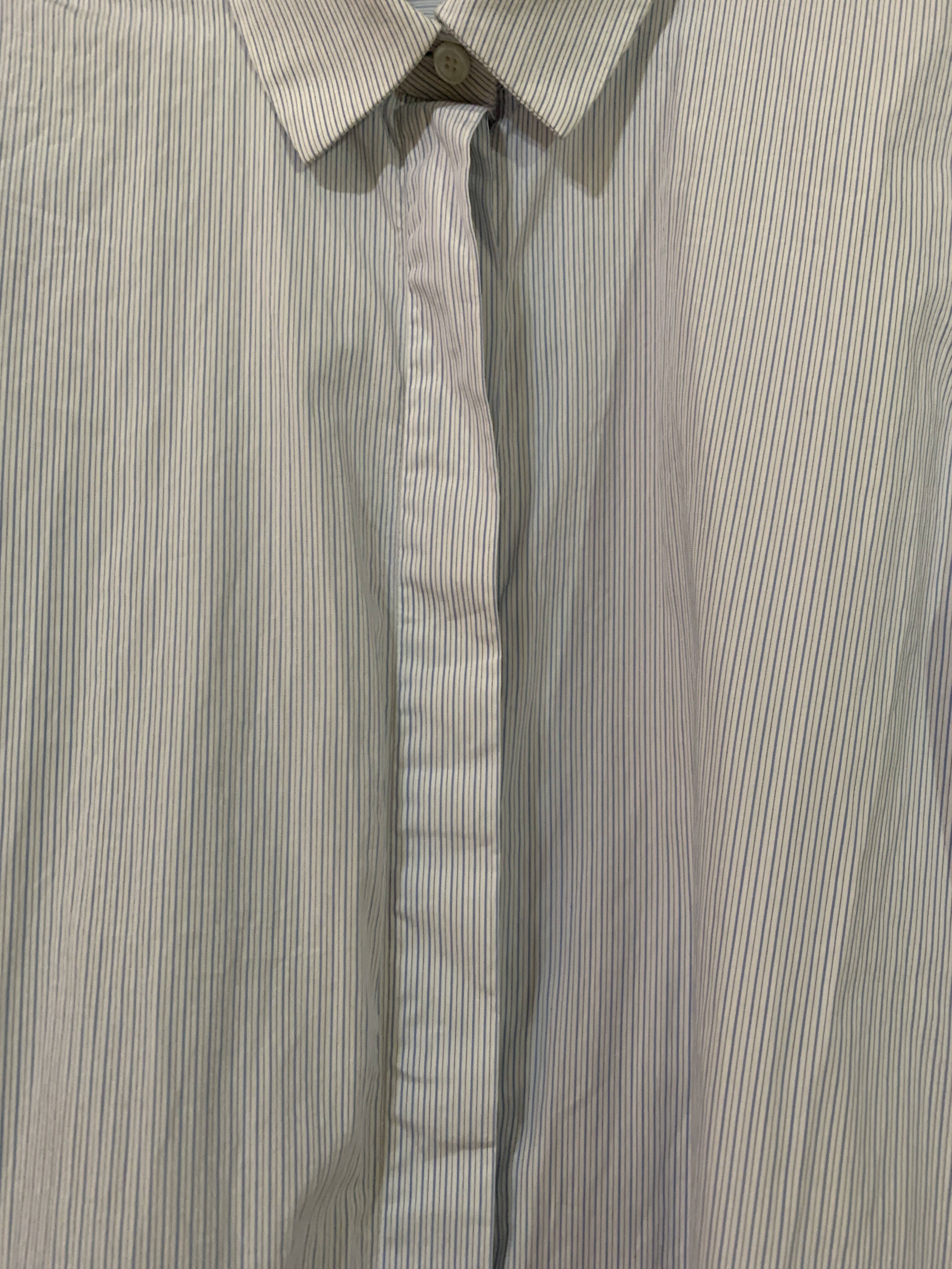 Celine Old Celine Striped Long Cuff Shirts Size M / US 6-8 / IT 42-44 - 4 Thumbnail