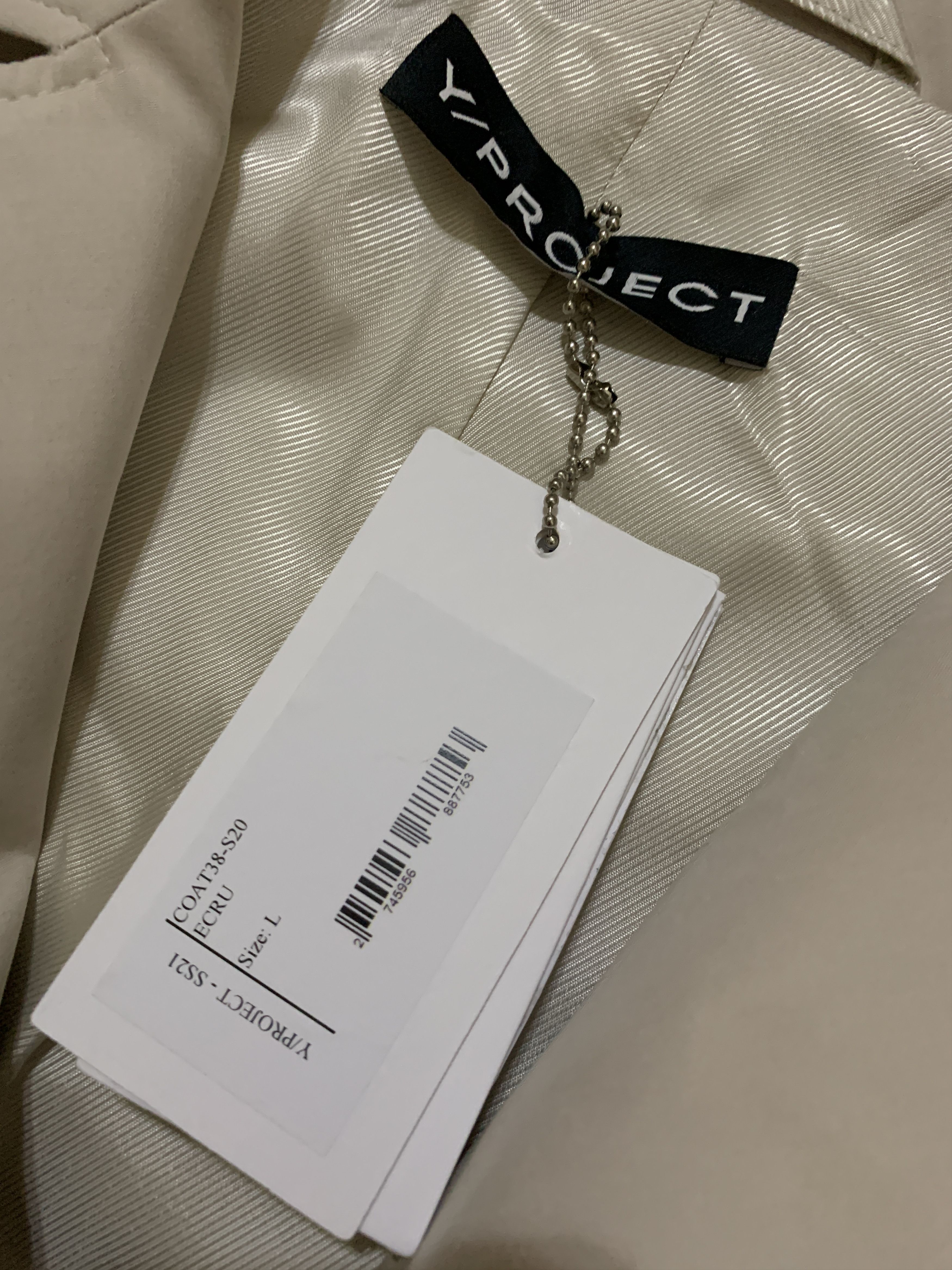 Y/Project Double Layered Mac Coat Size US L / EU 52-54 / 3 - 12 Thumbnail