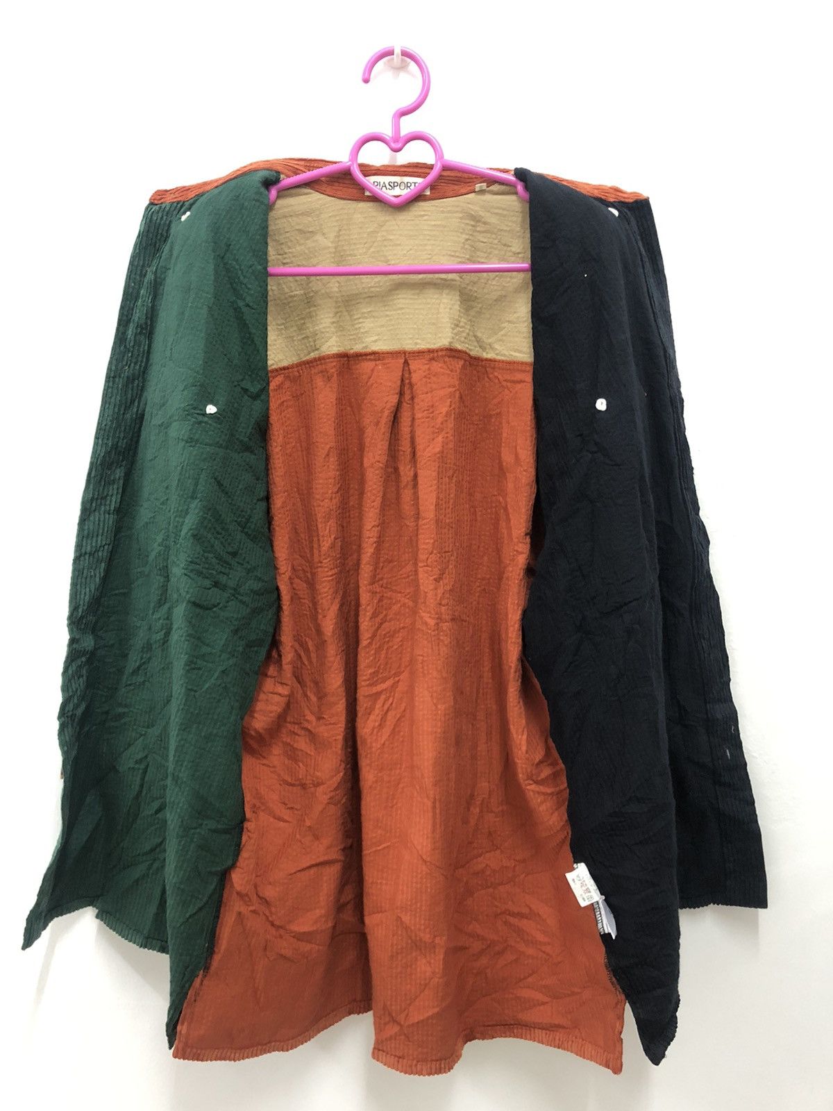 Japanese Brand Iconic PIA SPORTS Patchwork Abstract Pop Art Corduroy Shirt Size US M / EU 48-50 / 2 - 5 Thumbnail