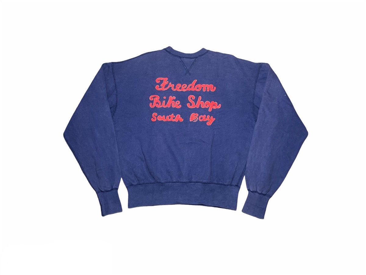 Vintage vintage gusset chainstitch double v sweatshirt Size US M / EU 48-50 / 2 - 1 Thumbnail