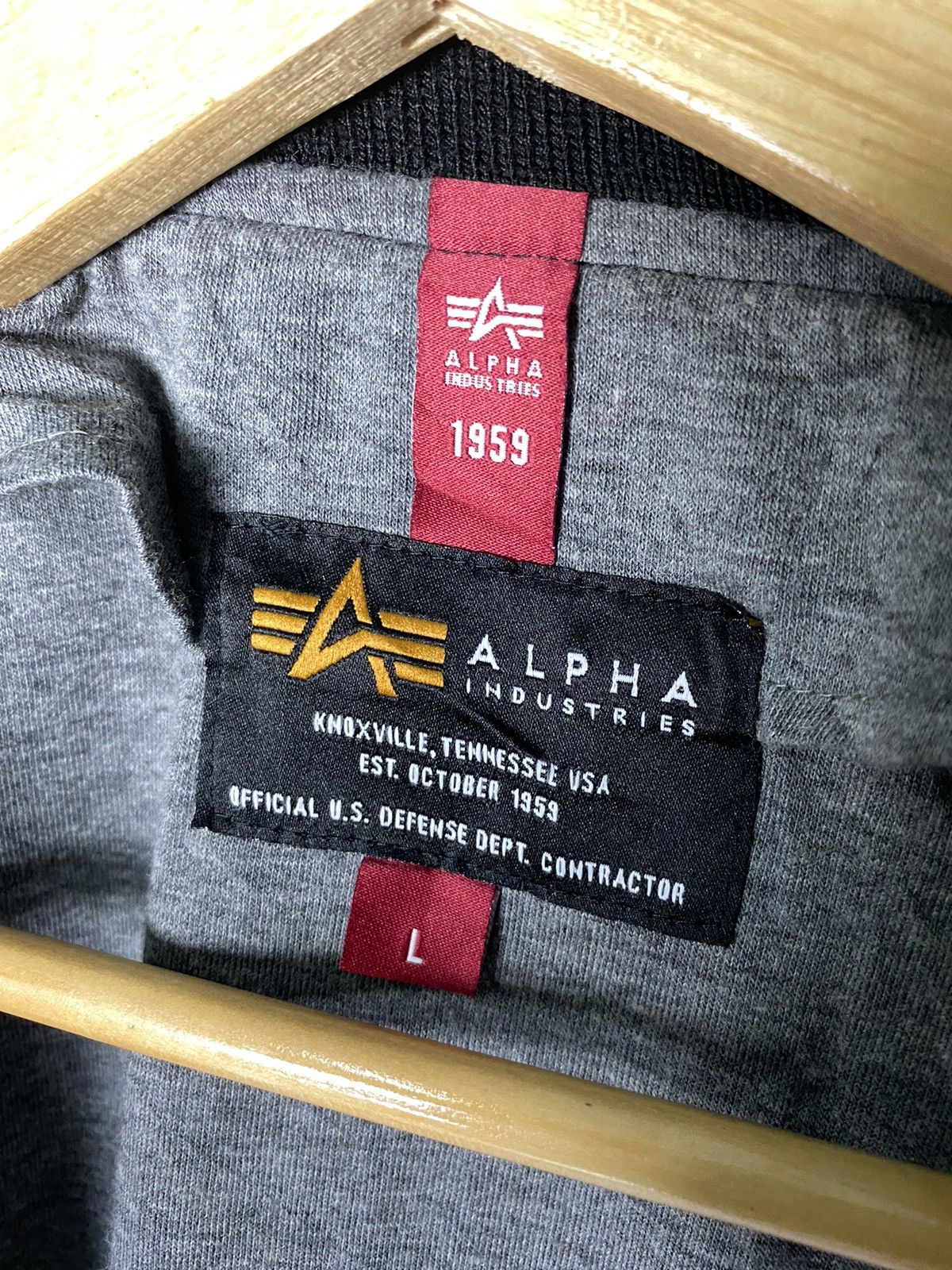 Alpha Industries × Vintage Alpha Industries Jacket Flight/Bomber Jacket Size US M / EU 48-50 / 2 - 11 Thumbnail