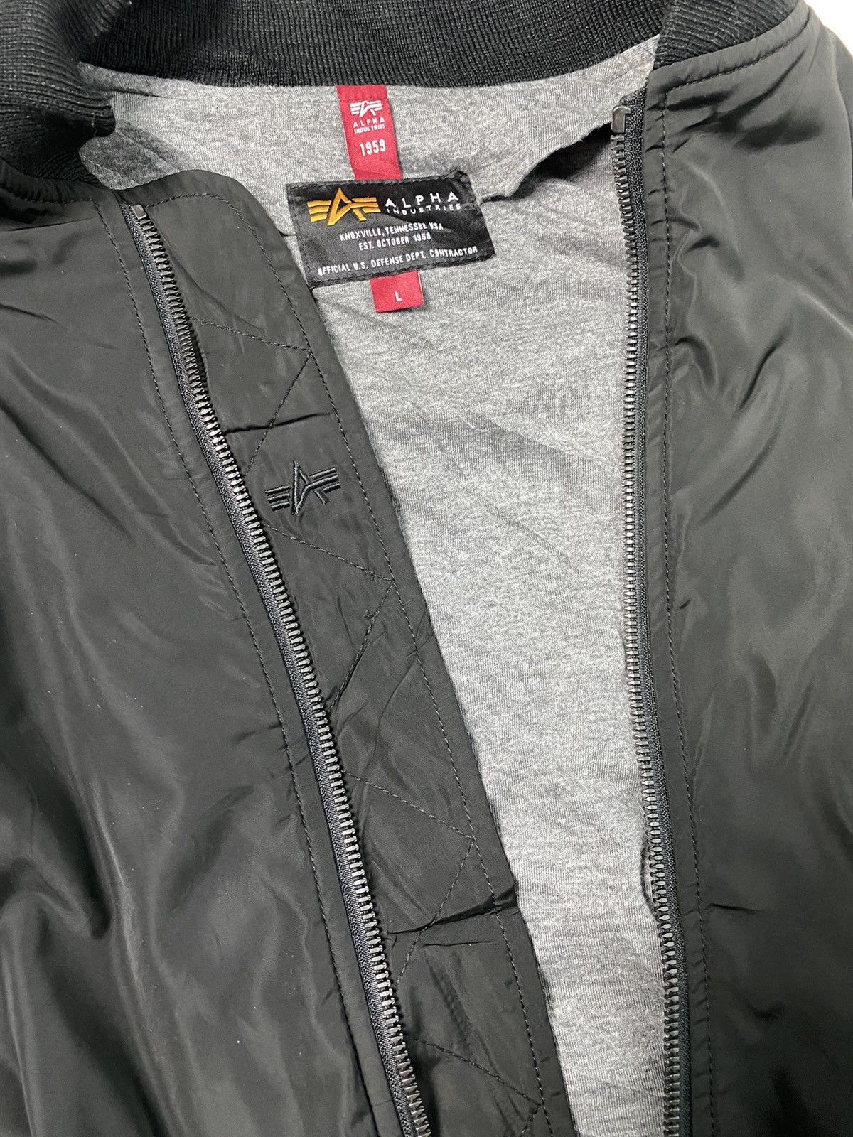 Alpha Industries × Vintage Alpha Industries Jacket Flight/Bomber Jacket Size US M / EU 48-50 / 2 - 14 Thumbnail