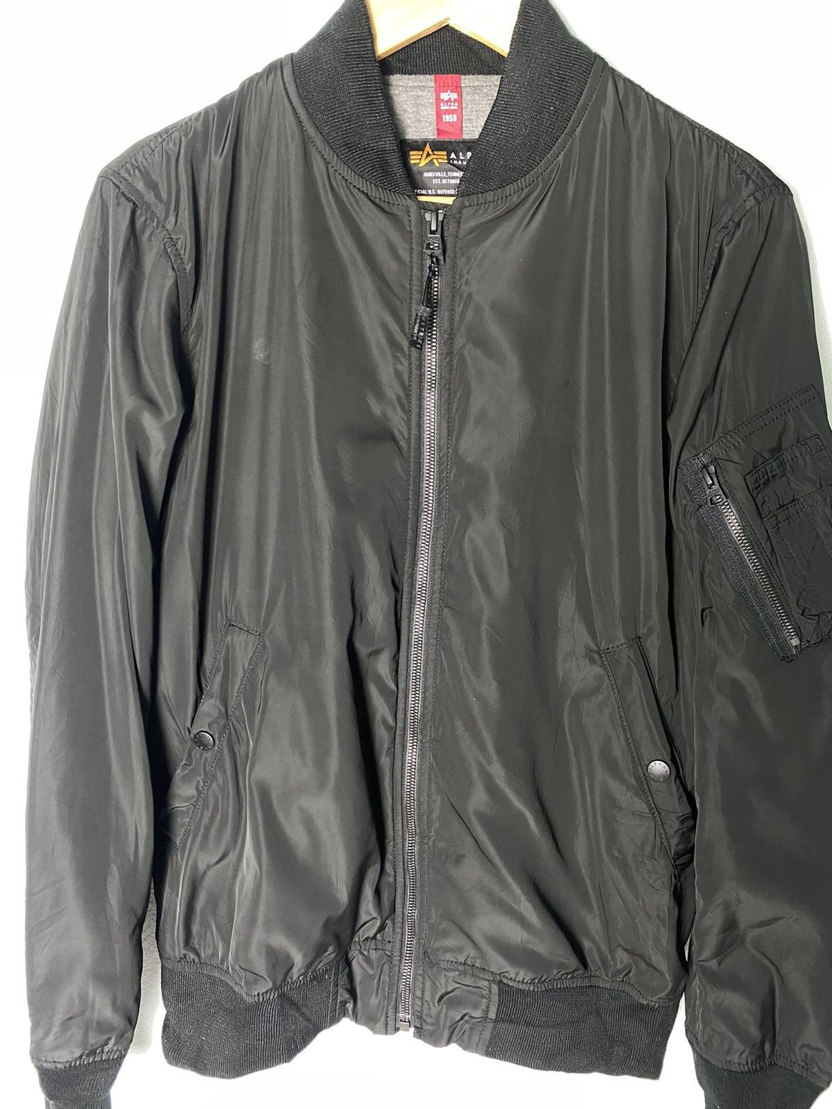Alpha Industries × Vintage Alpha Industries Jacket Flight/Bomber Jacket Size US M / EU 48-50 / 2 - 6 Thumbnail