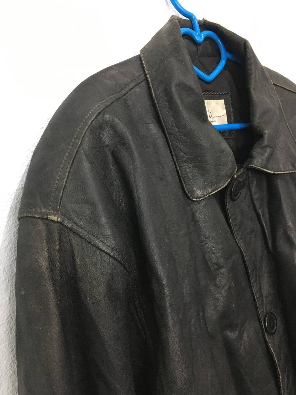 Designer × Japanese Brand Vintage Homme A Homme Leather Jacket Size US XL / EU 56 / 4 - 5 Thumbnail