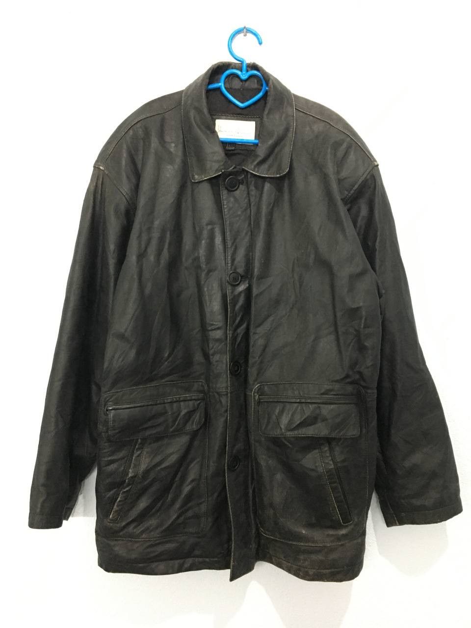 Designer × Japanese Brand Vintage Homme A Homme Leather Jacket Size US XL / EU 56 / 4 - 1 Thumbnail