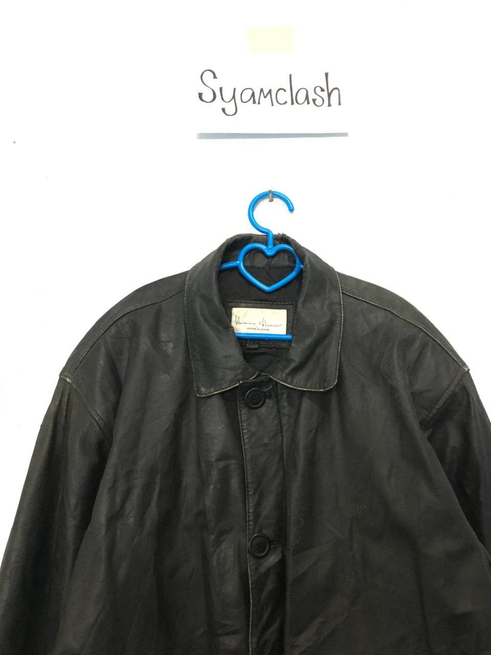 Designer × Japanese Brand Vintage Homme A Homme Leather Jacket Size US XL / EU 56 / 4 - 2 Thumbnail