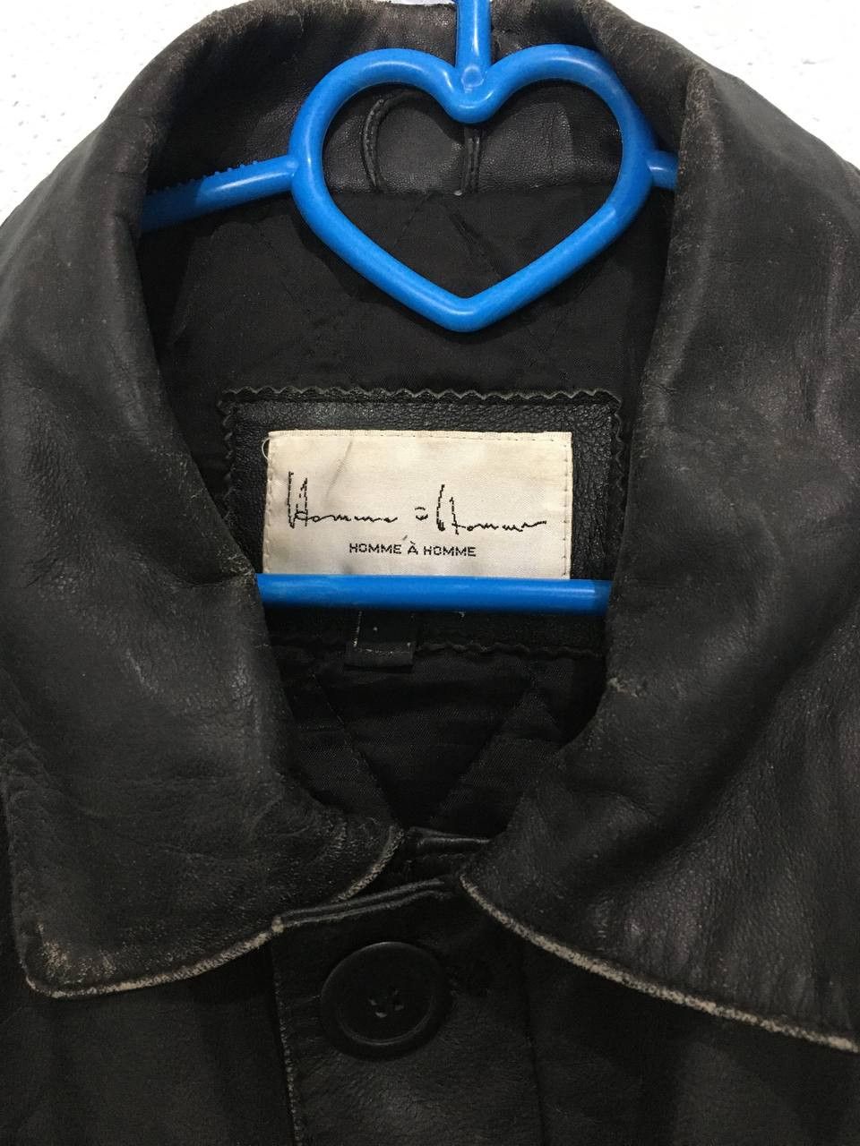 Designer × Japanese Brand Vintage Homme A Homme Leather Jacket Size US XL / EU 56 / 4 - 10 Thumbnail