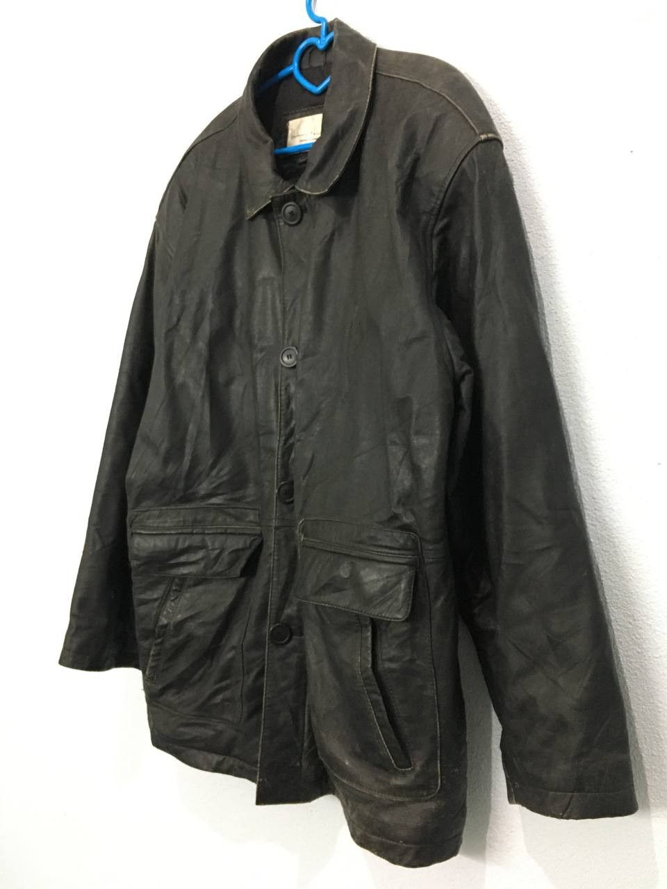 Designer × Japanese Brand Vintage Homme A Homme Leather Jacket Size US XL / EU 56 / 4 - 3 Thumbnail