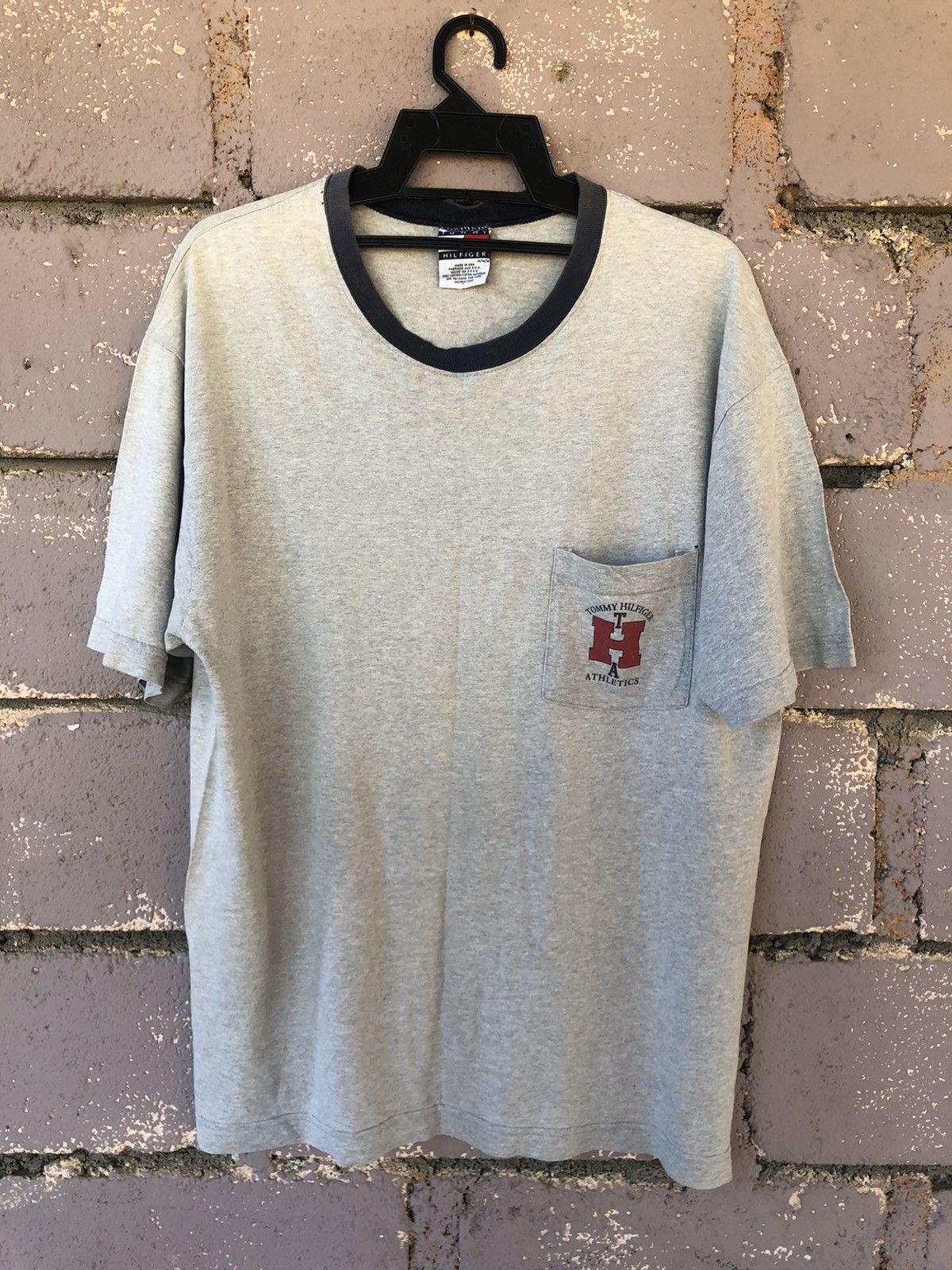 Tommy Hilfiger Rare 90s Vintage Tommy Hilfiger Single Pocket Shirt Size US M / EU 48-50 / 2 - 2 Thumbnail
