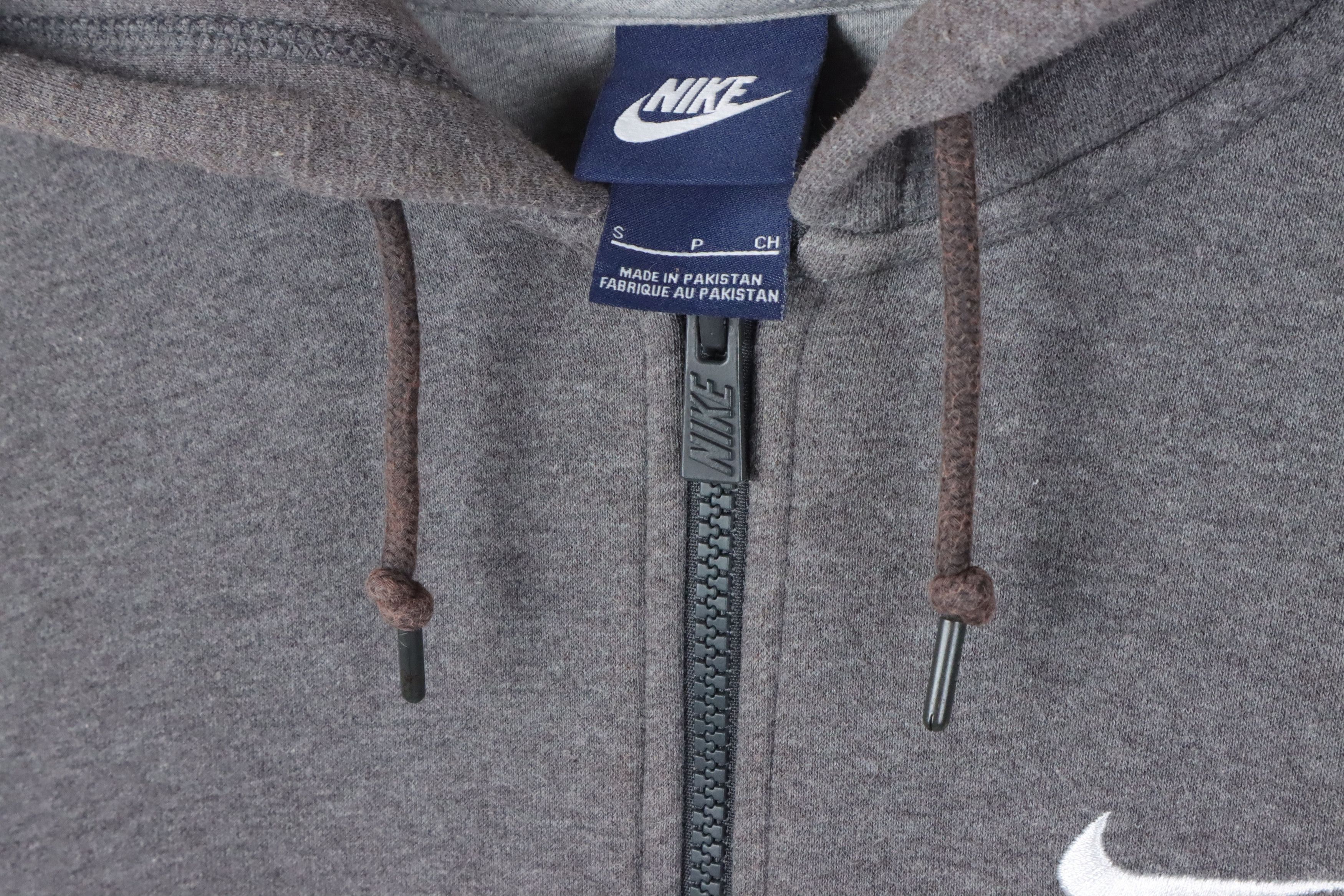Nike × Vintage Y2K Nike Swoosh Zip Hoodie Size US S / EU 44-46 / 1 - 9 Thumbnail