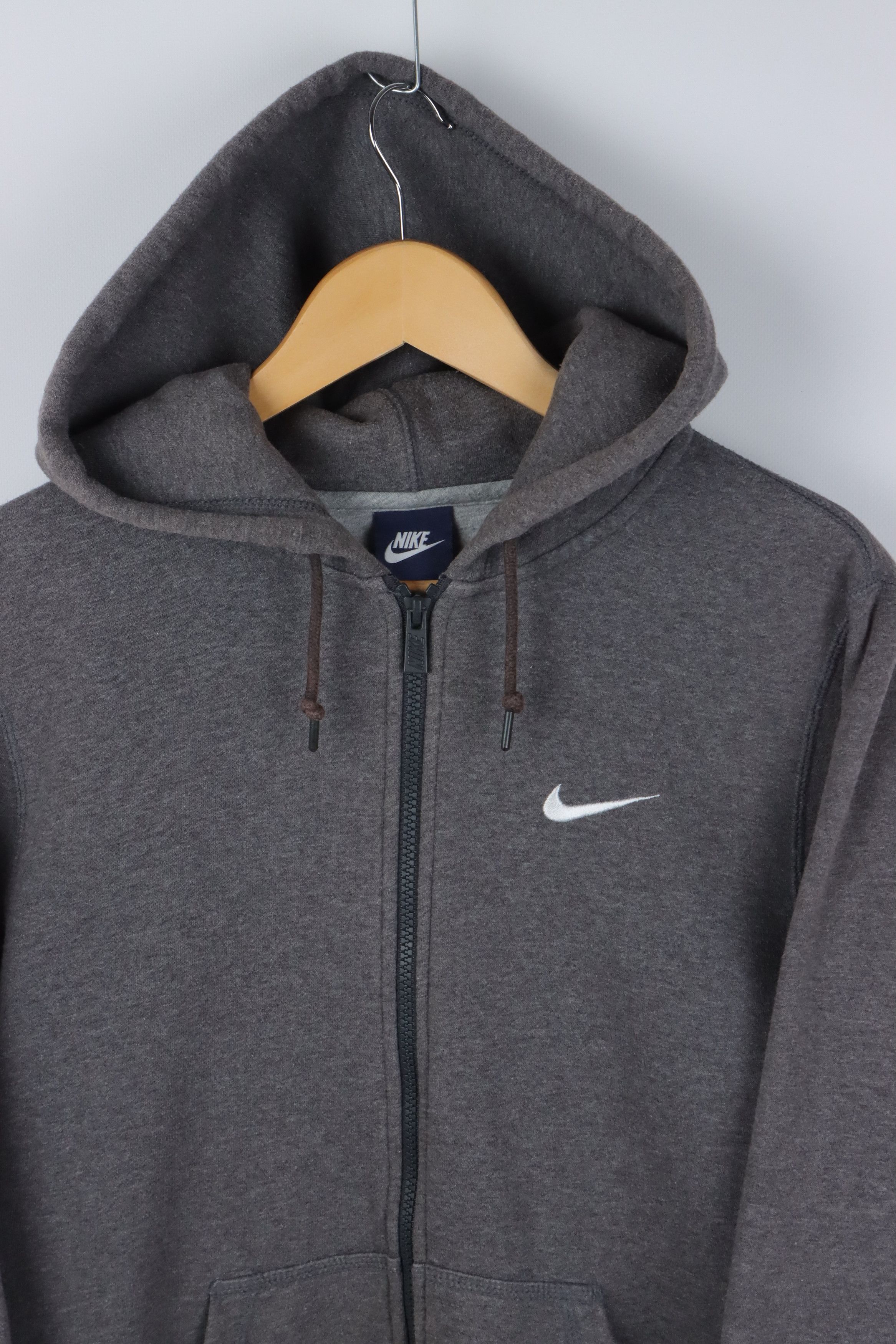 Nike × Vintage Y2K Nike Swoosh Zip Hoodie Size US S / EU 44-46 / 1 - 2 Thumbnail