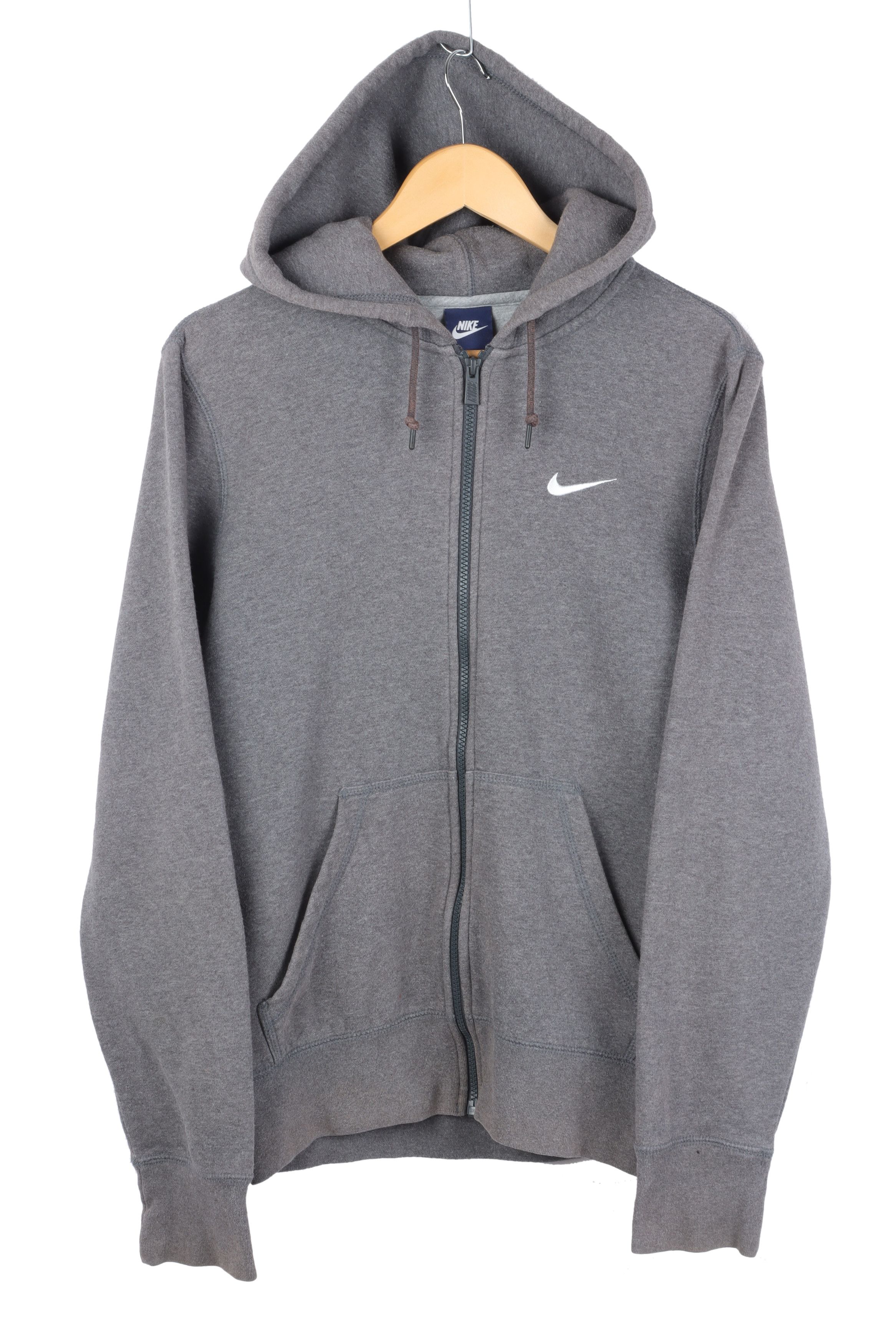 Nike × Vintage Y2K Nike Swoosh Zip Hoodie Size US S / EU 44-46 / 1 - 1 Thumbnail
