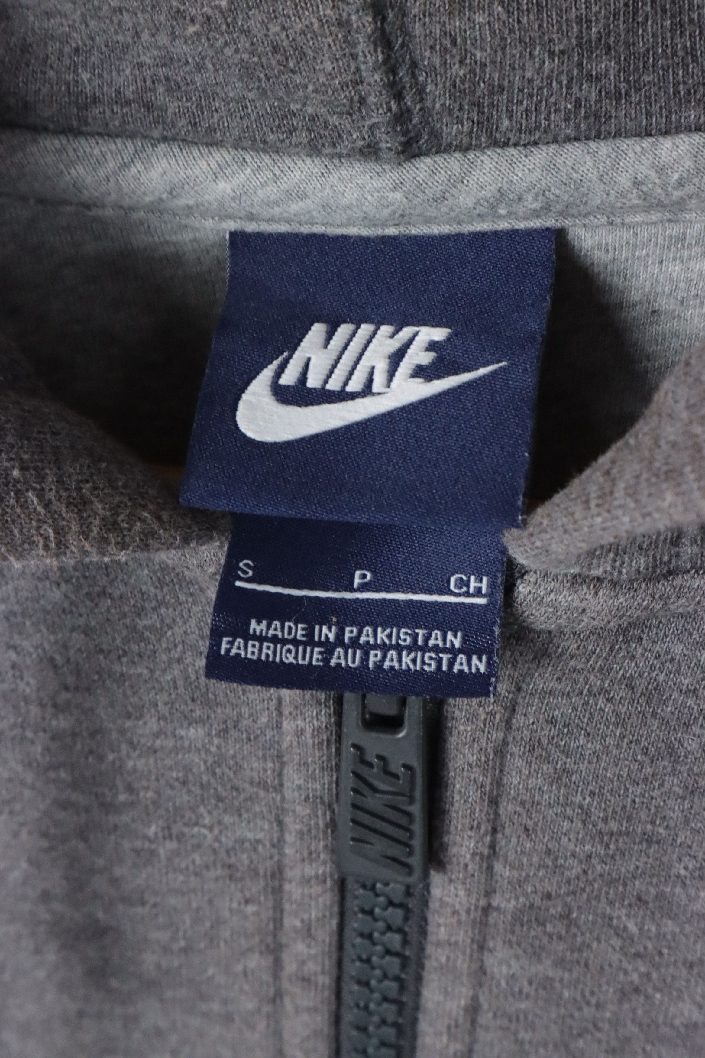 Nike × Vintage Y2K Nike Swoosh Zip Hoodie Size US S / EU 44-46 / 1 - 10 Thumbnail