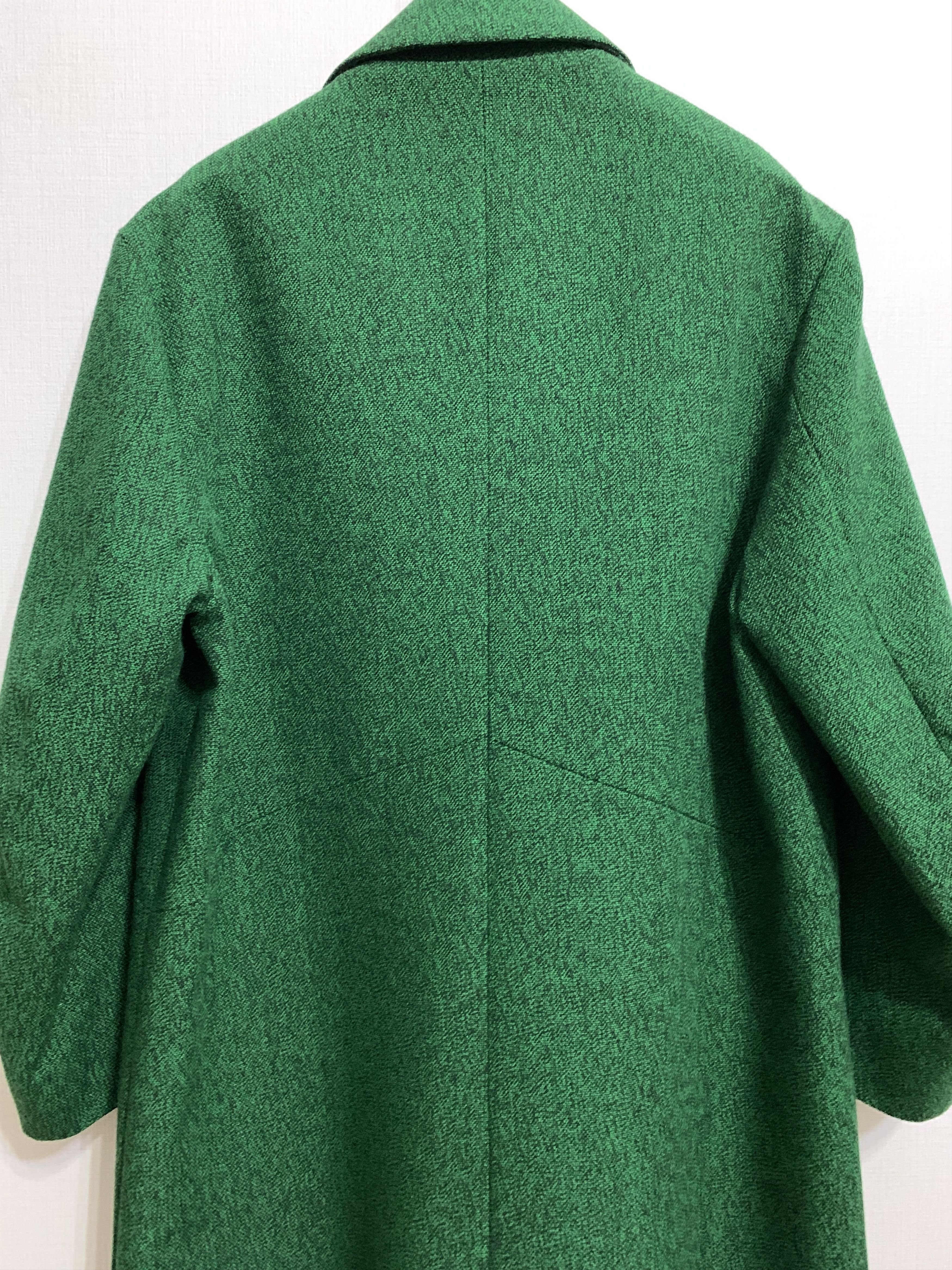 Namacheko Green Texture Wool Coat Size US M / EU 48-50 / 2 - 7 Thumbnail