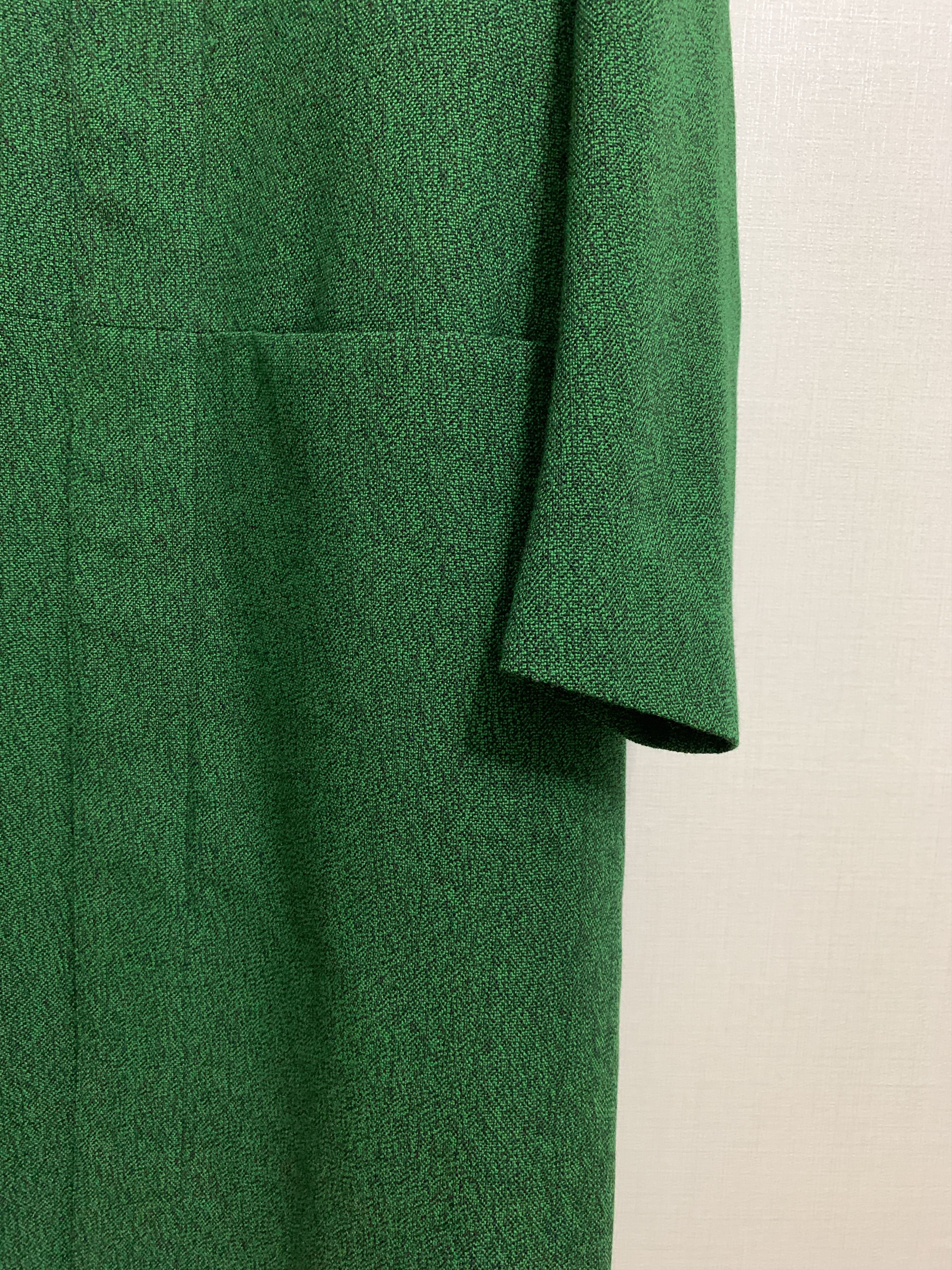 Namacheko Green Texture Wool Coat Size US M / EU 48-50 / 2 - 4 Thumbnail