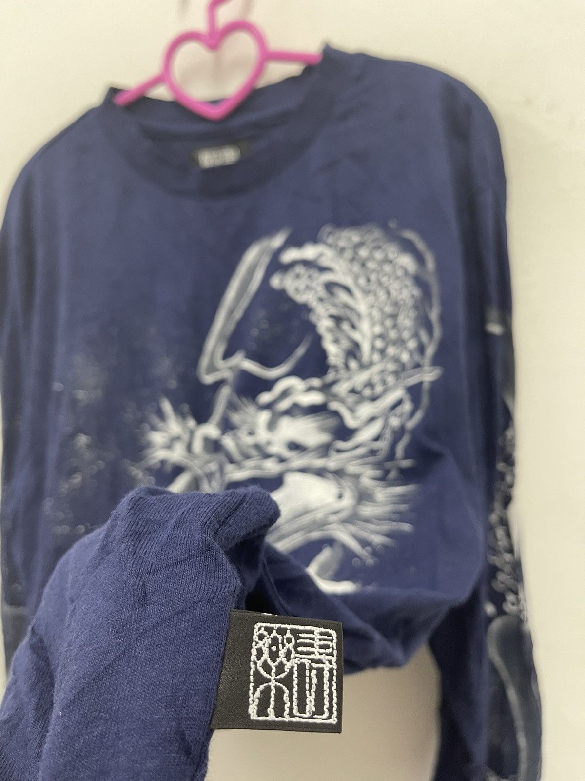 Karakuri Tamashii Vintage JURAKU Japan Sukajan Dragon Full All Over Shirt Size US L / EU 52-54 / 3 - 3 Thumbnail