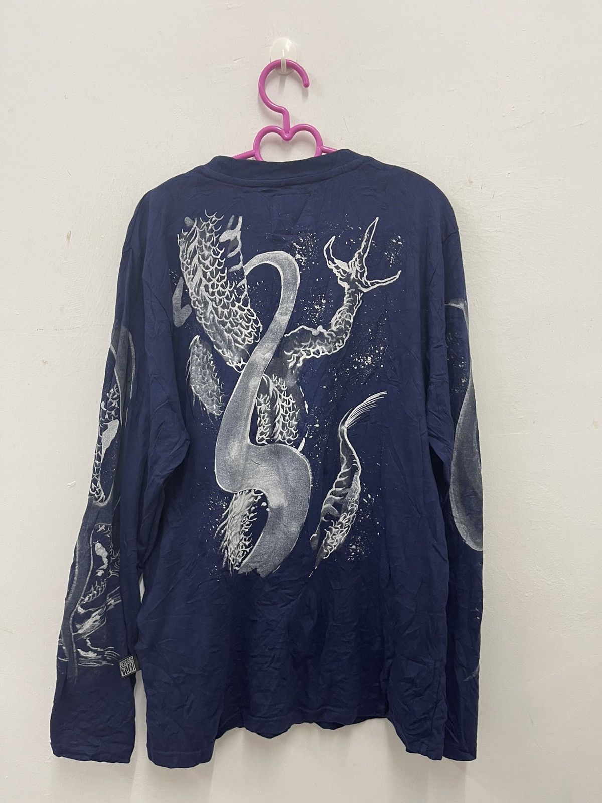 Karakuri Tamashii Vintage JURAKU Japan Sukajan Dragon Full All Over Shirt Size US L / EU 52-54 / 3 - 7 Thumbnail