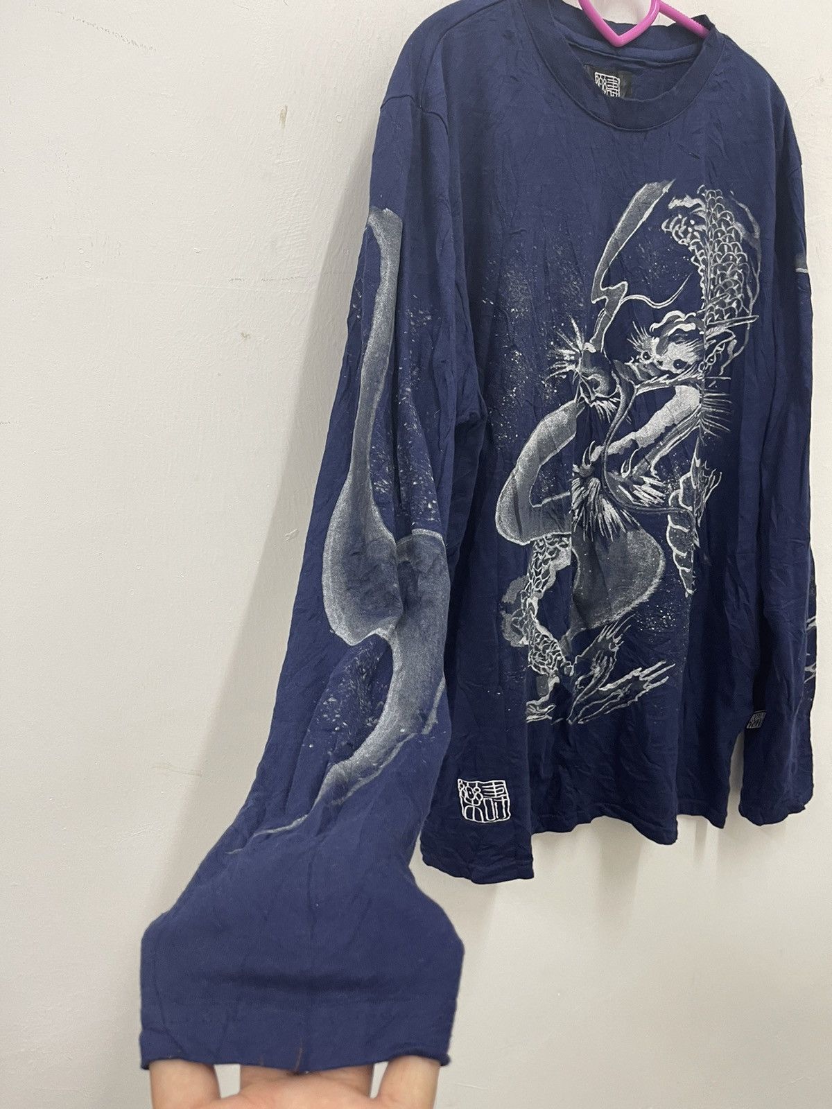 Karakuri Tamashii Vintage JURAKU Japan Sukajan Dragon Full All Over Shirt Size US L / EU 52-54 / 3 - 5 Thumbnail