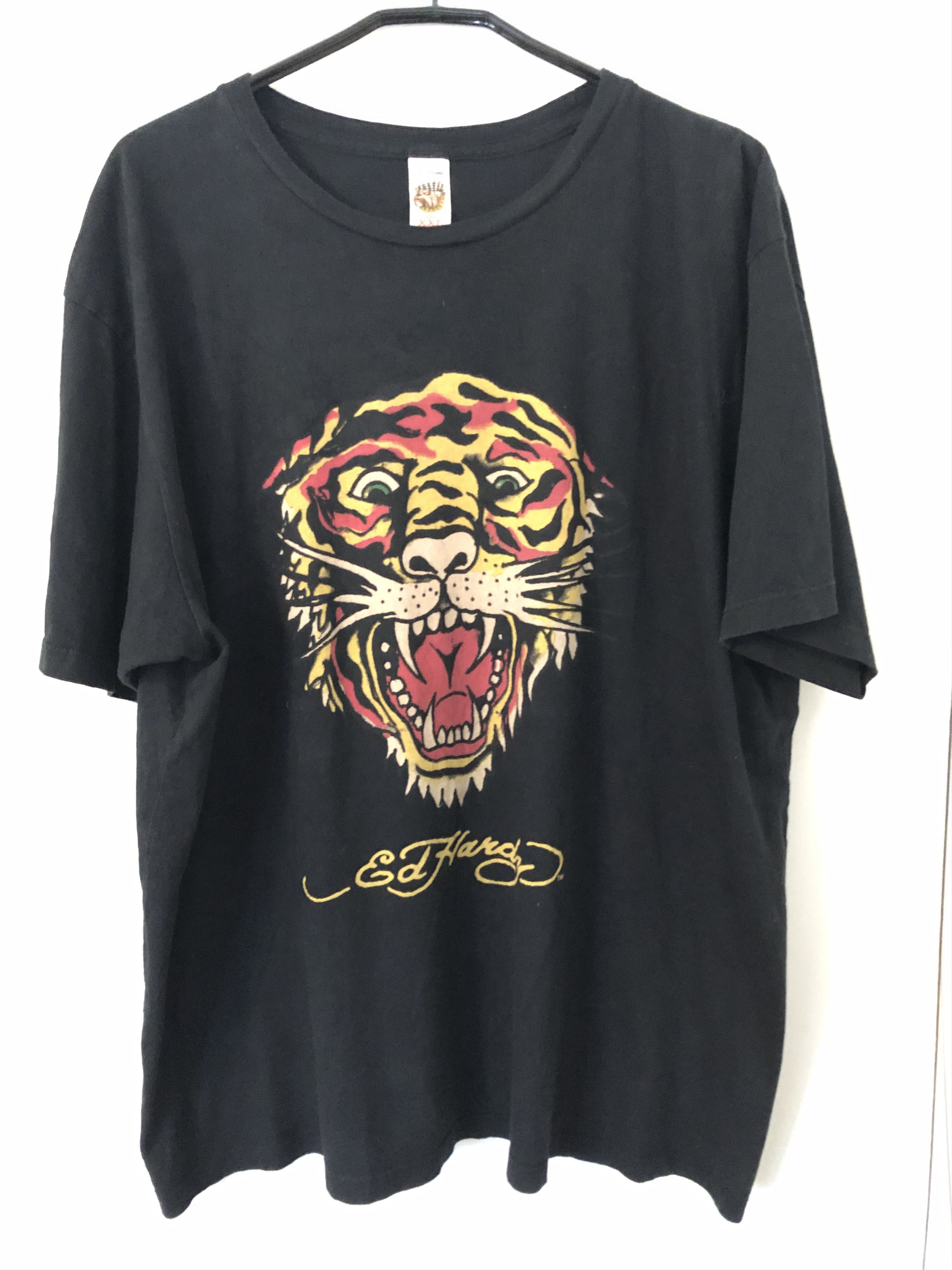 Ed Hardy × Vintage Ed Hardy Tee shirt - not leather jacket coat parka Size US XL / EU 56 / 4 - 1 Thumbnail