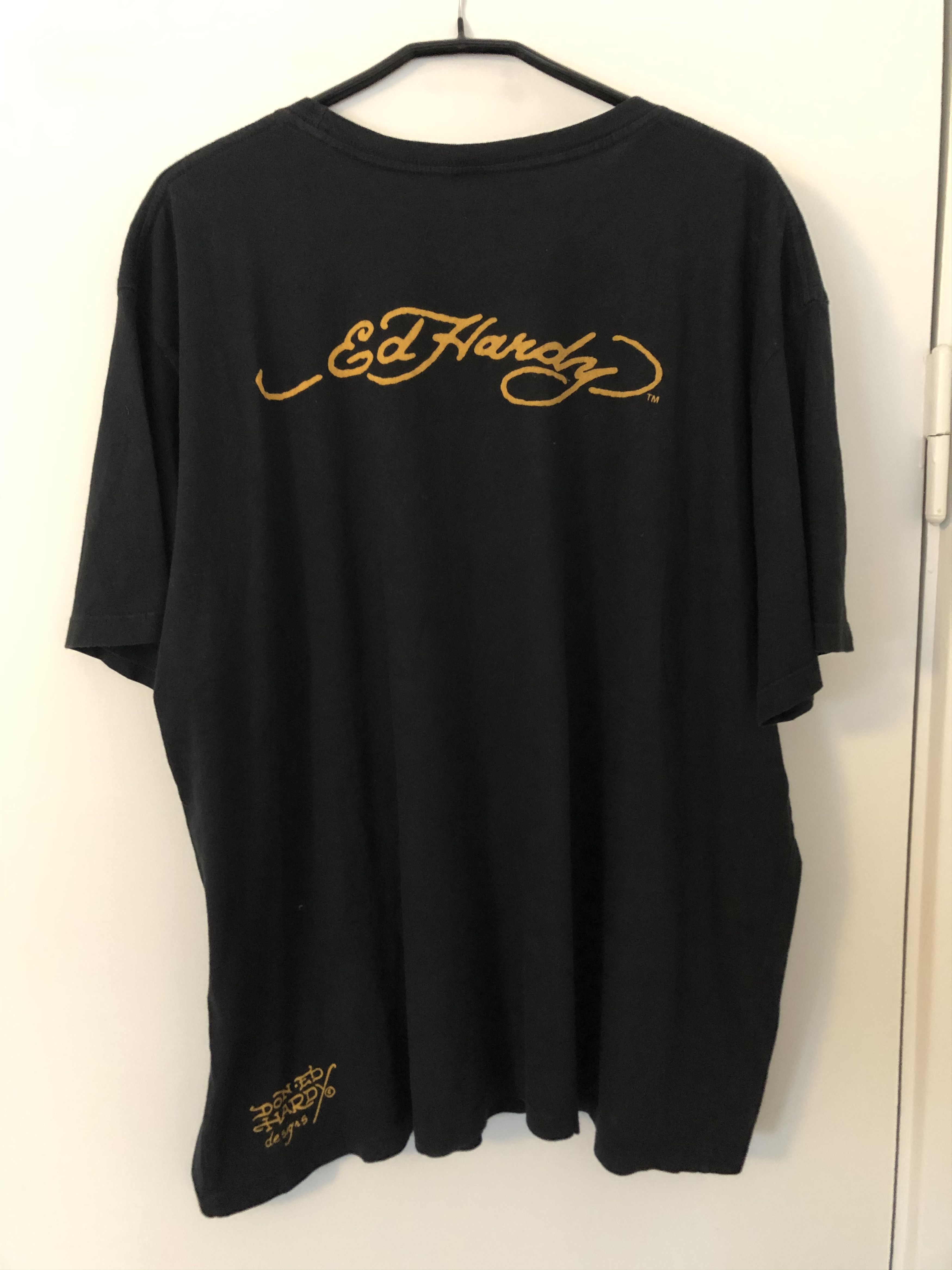 Ed Hardy × Vintage Ed Hardy Tee shirt - not leather jacket coat parka Size US XL / EU 56 / 4 - 2 Thumbnail