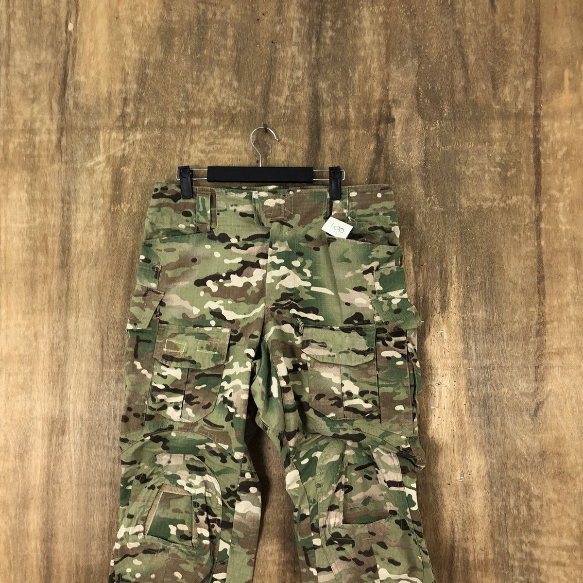 Japanese Brand Emerson Camo Green multipocket tactical cargo pants #100 Size US 32 / EU 48 - 2 Thumbnail