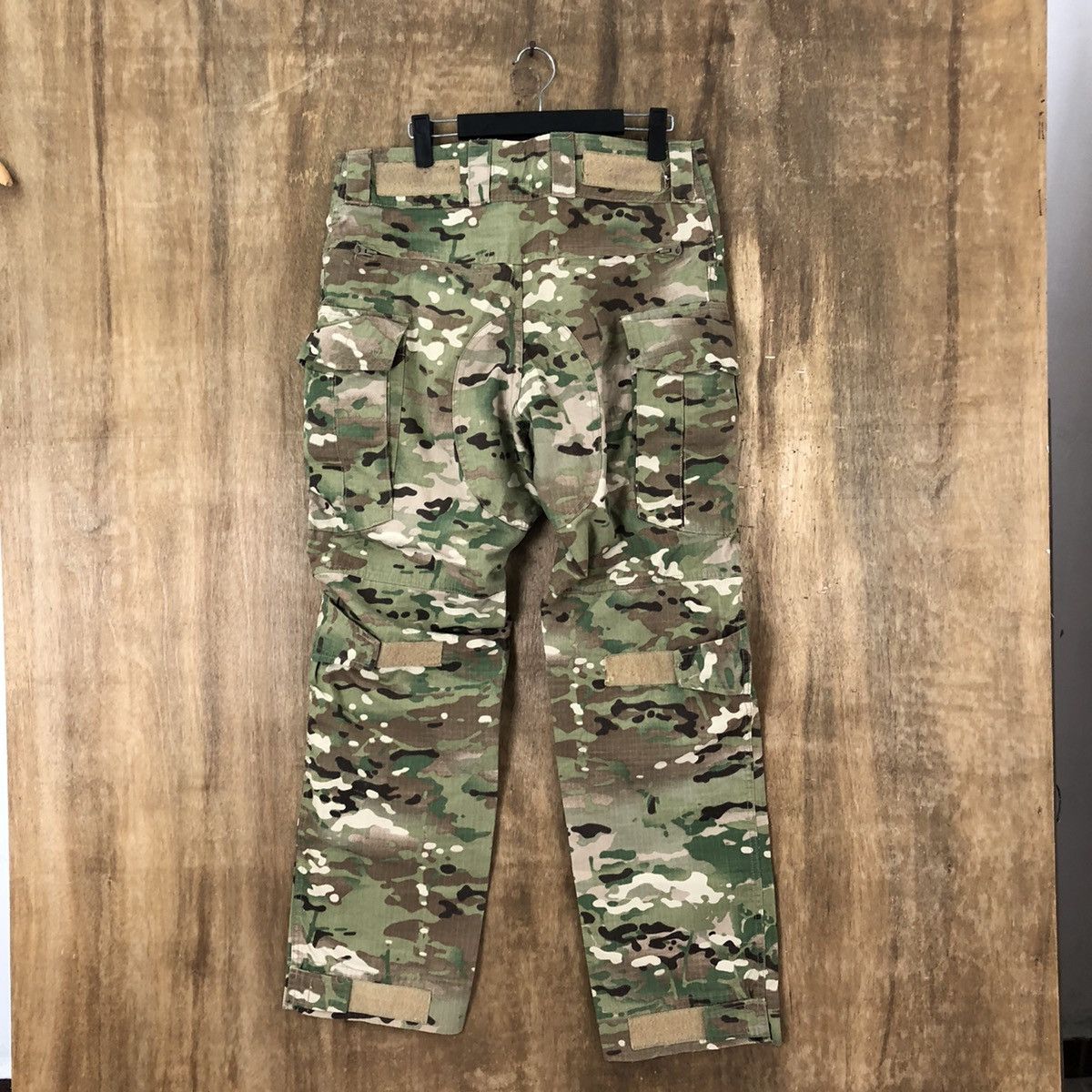Japanese Brand Emerson Camo Green multipocket tactical cargo pants #100 Size US 32 / EU 48 - 8 Thumbnail
